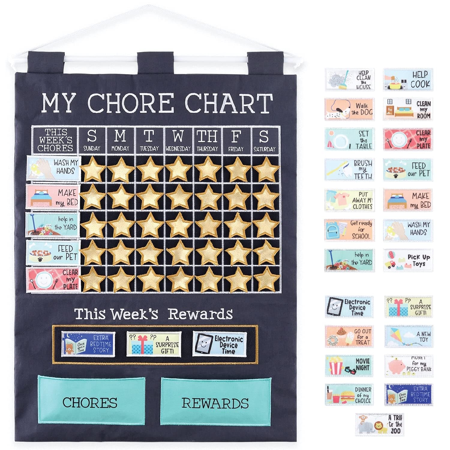 The PeanutshellToddler Chore Chart | Reward Chart for Kids