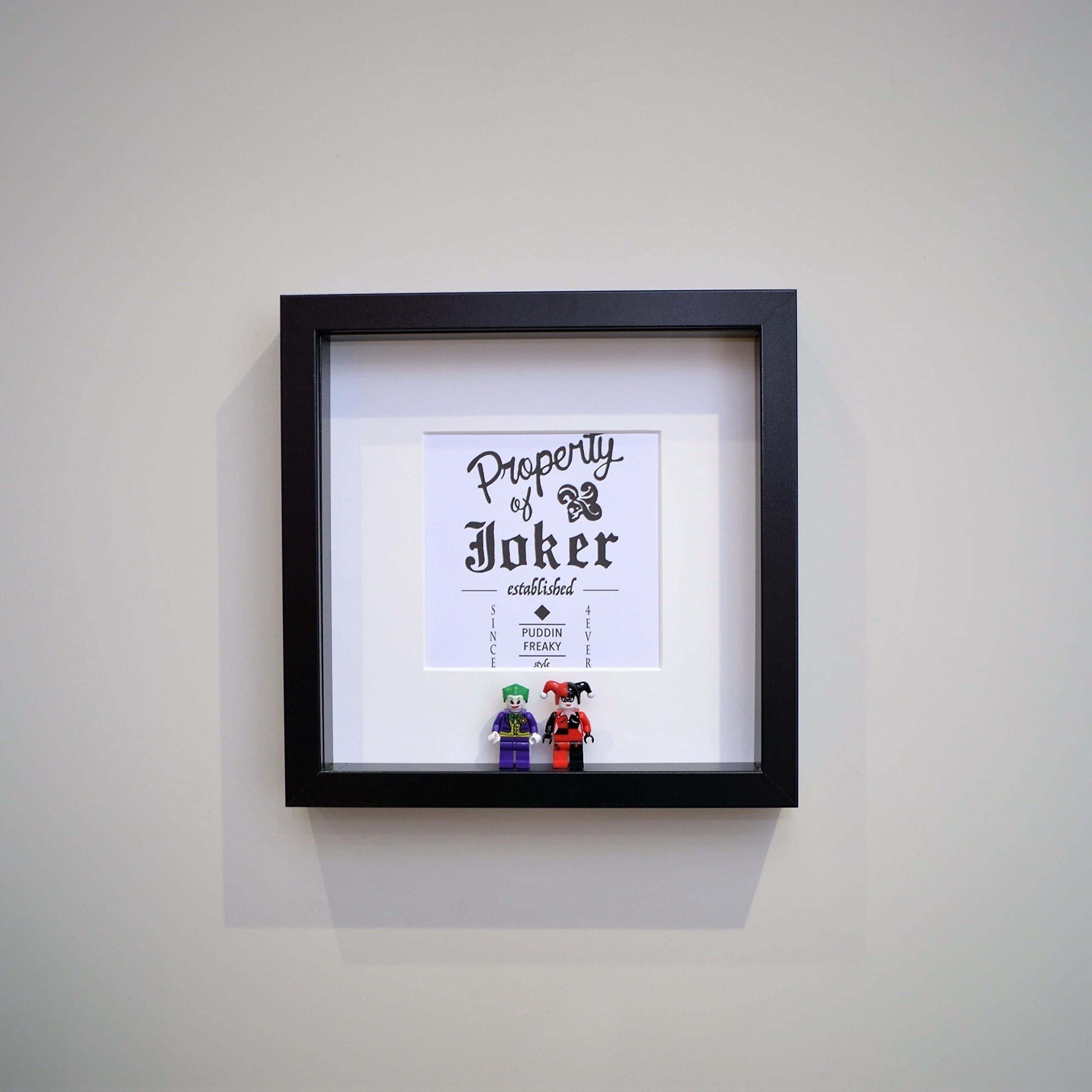 Joker & Harley Quinn - Lego Frames.