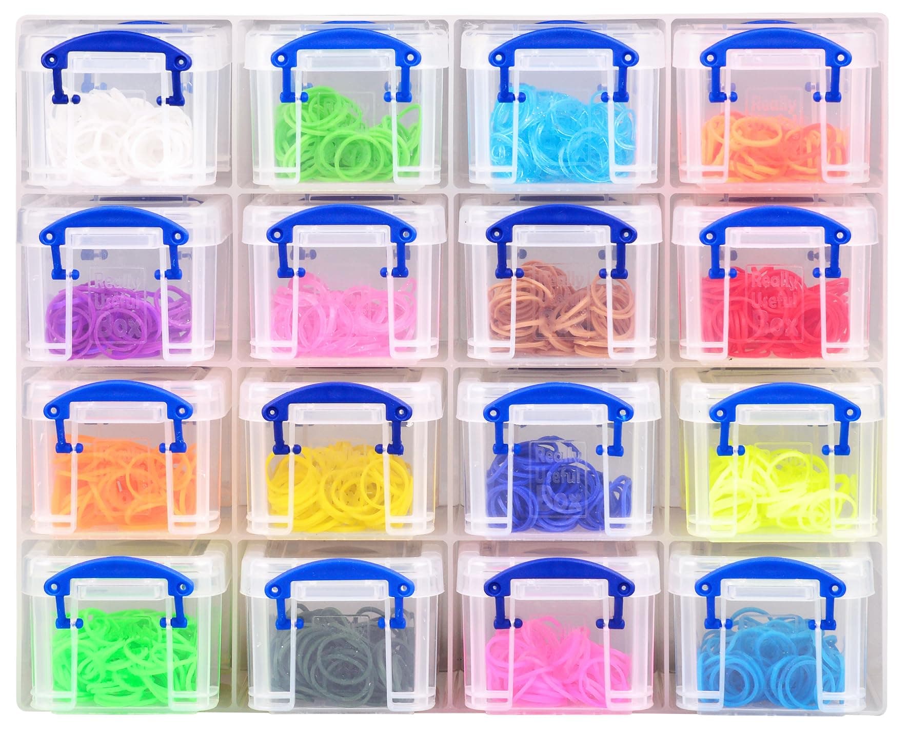 Really Useful Box 16 x 0.14 Litre Plastic Organiser Storage Set