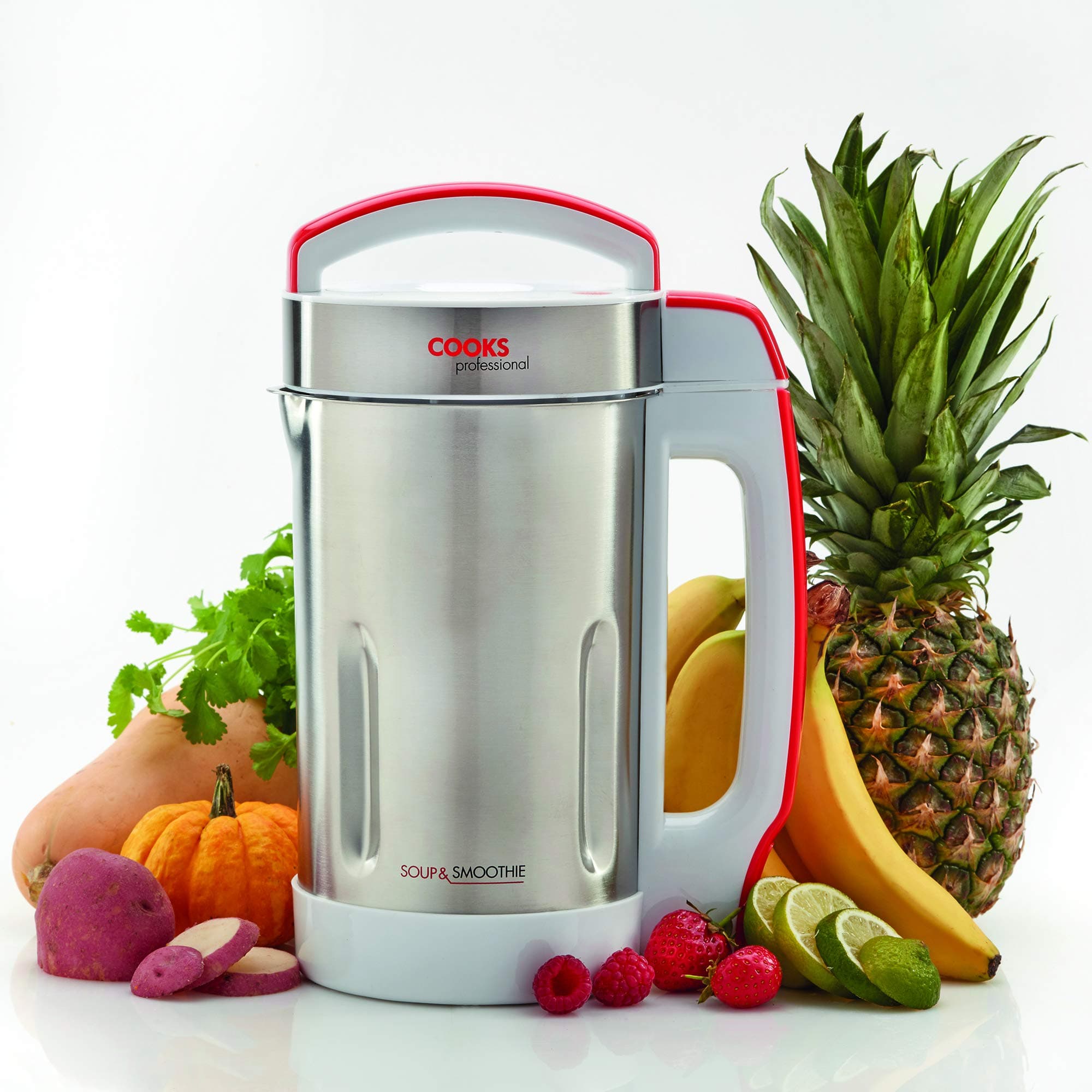 Cooks Professional Easy Soup & Smoothie Maker Machine 1.65 Litre Capacity with Recipes (Soup & Smoothie Maker)
