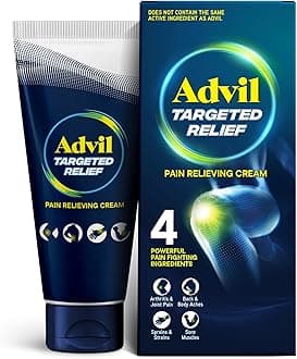 Advil Targeted Relief Pain Relieving Cream, Up to 8 Hours of Powerful Relief of Minor Arthritis Pain, Joint Pain, Lower Back Pain and Muscle Pain - 2.3 oz