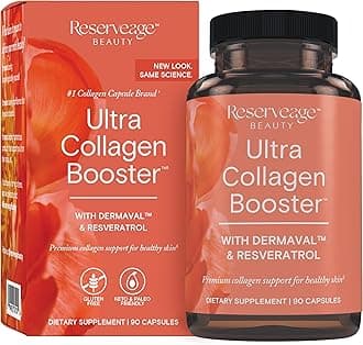 Ultra Collagen Booster, Skin Supplement, Supports Healthy Collagen Production, 90 Capsules