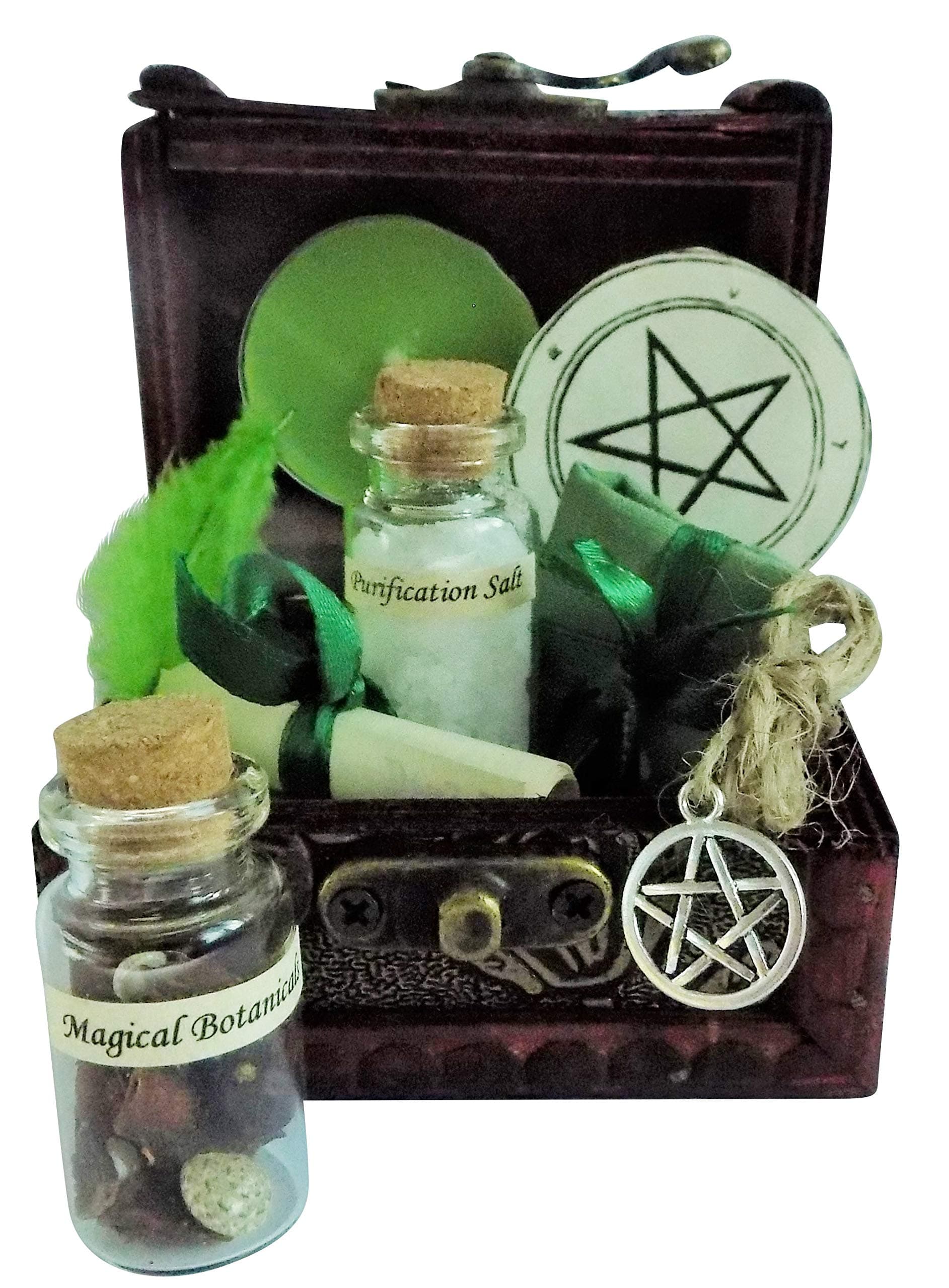 Silverwitch Home Blessings Spell Kit Chest Pagan Wicca Witch Contained in a Wooden Box