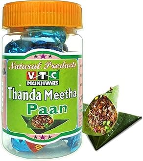 VTC MUKHWAS Thanda Meetha Gulkand Betel 100 gm Home Made Mukhwas Paan Laddu Mouth Freshner, After-Meal, Mukhwas Gulkand Pan