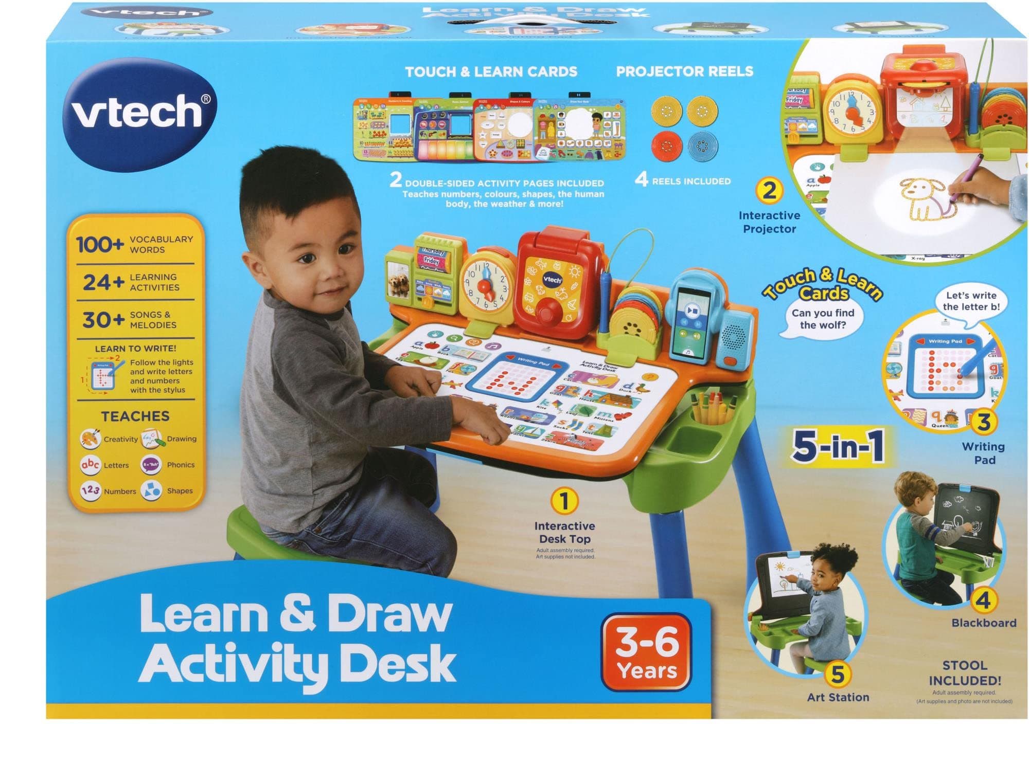 Touch and Learn Activity Deluxe Desk | Multicolor, Baby Activity Table for Toddlers | Baby Activity Table for Toddlers & Kids – Unisex | 6 Months+