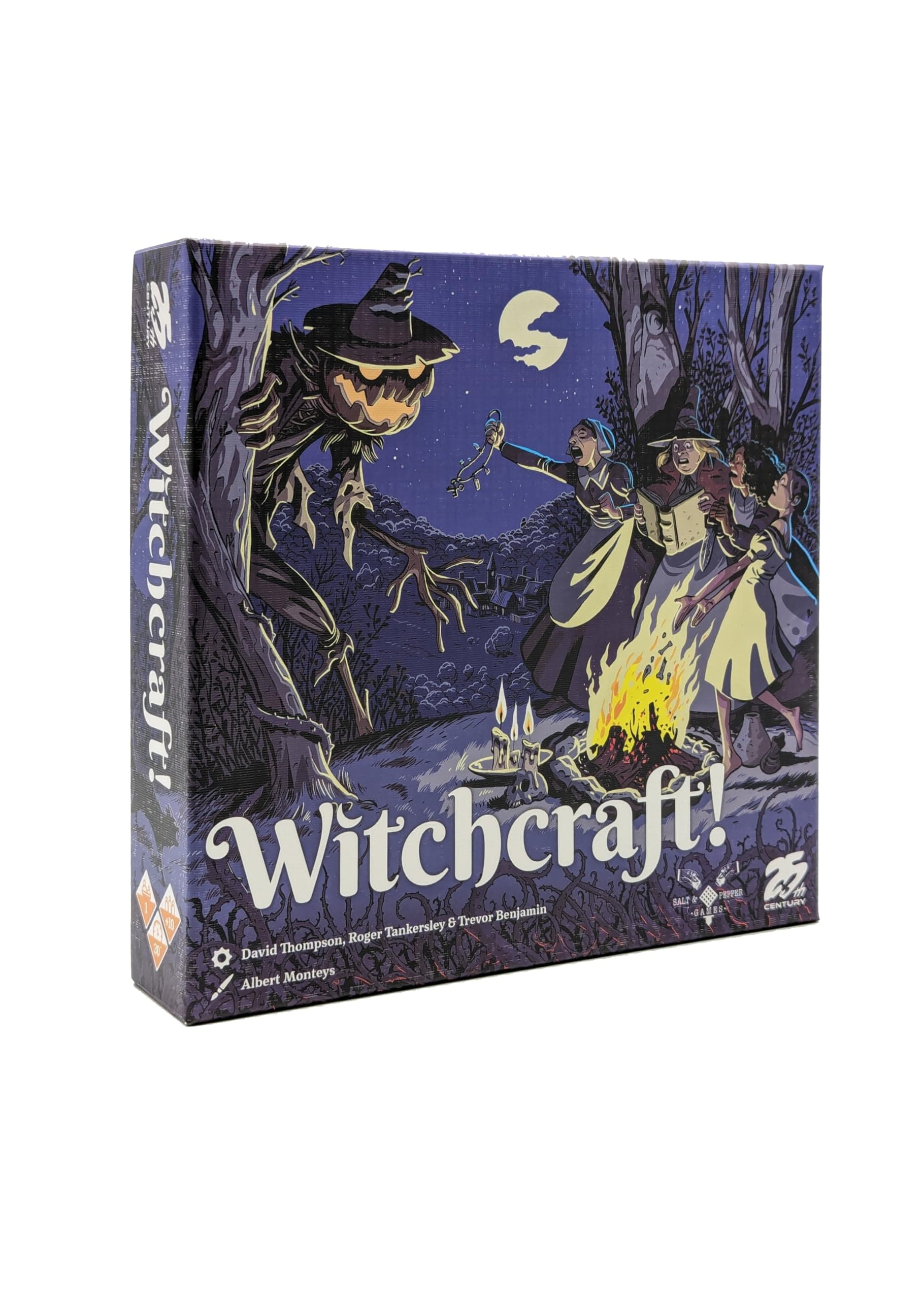 25th Century Game Witchcraft | Fast-paced Solo Card Driven Witch Monster Strategy Hidden Magic Judge Judge and Dark Village Mission | 1 Player | Ages 14+