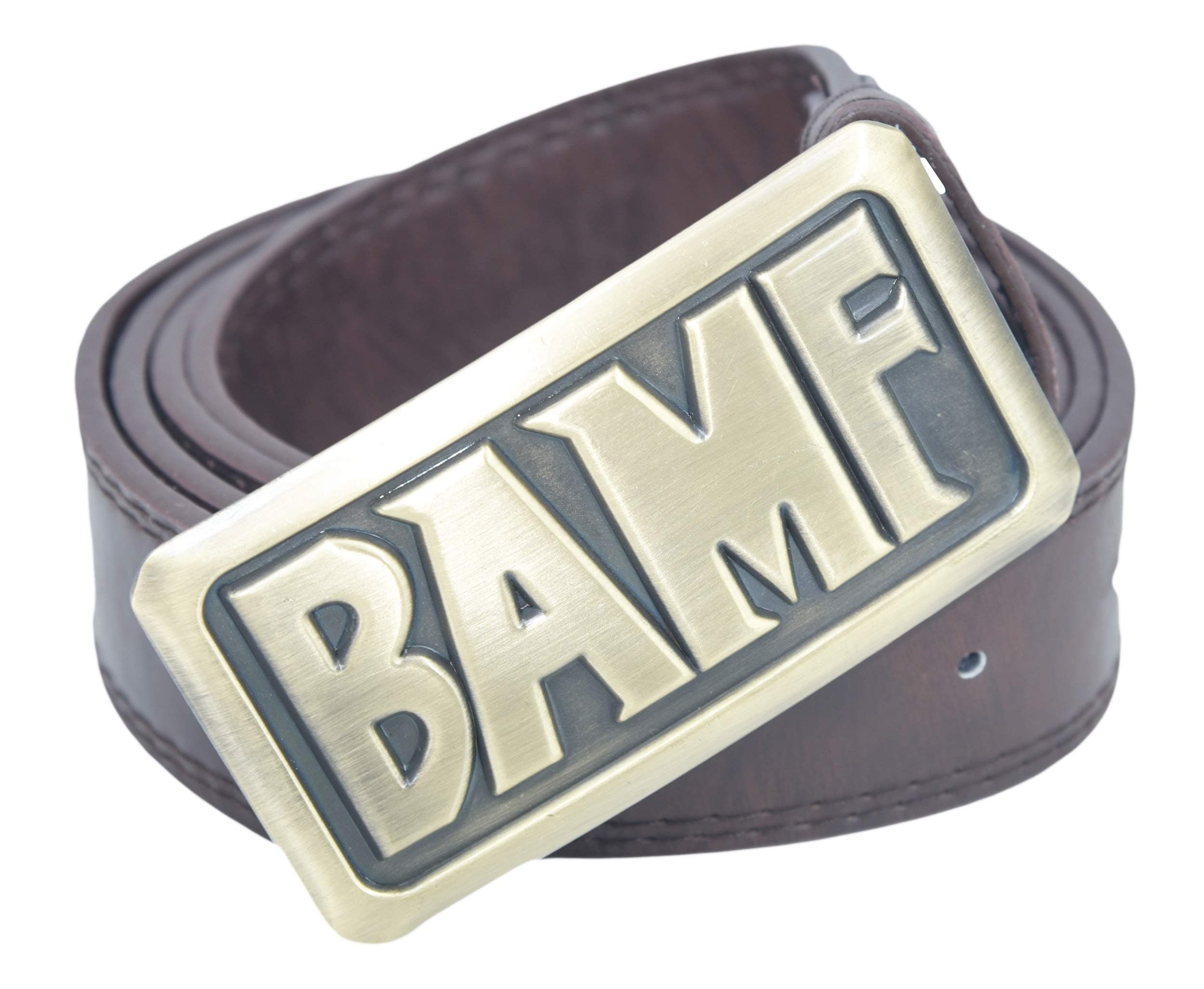 DAZCOSAdjustable Brown Cosplay Belt with Bronze