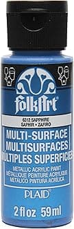 Multi-Surface Metallic Paint in Assorted Colors (2 oz), Metallic Sapphire