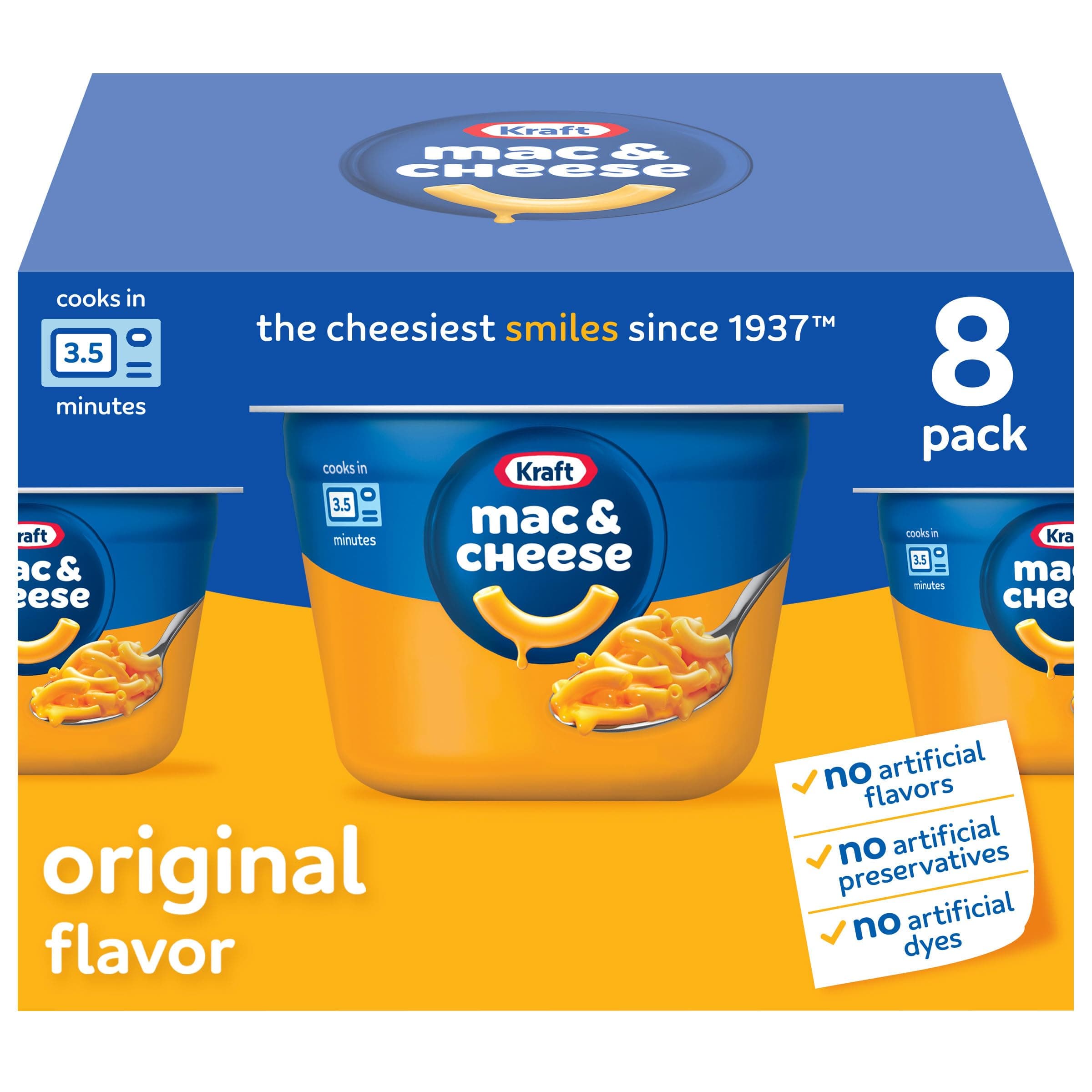 Original Macaroni Dinner (2.05 oz Cups, 8 Count)