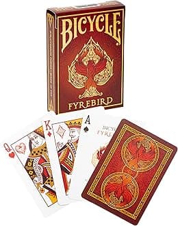 Bicycle Fyrebird Playing Card Game for All Ages,Pack of 1
