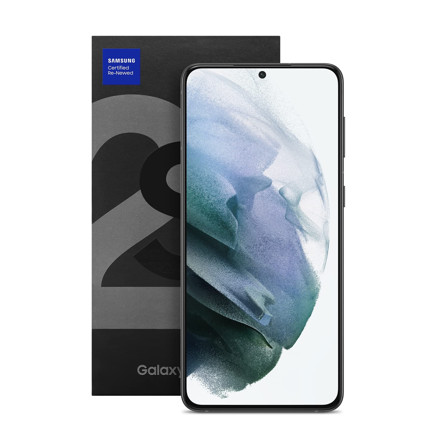 Samsung Galaxy S21 Plus, 128GB, Black - Unlocked (Renewed)