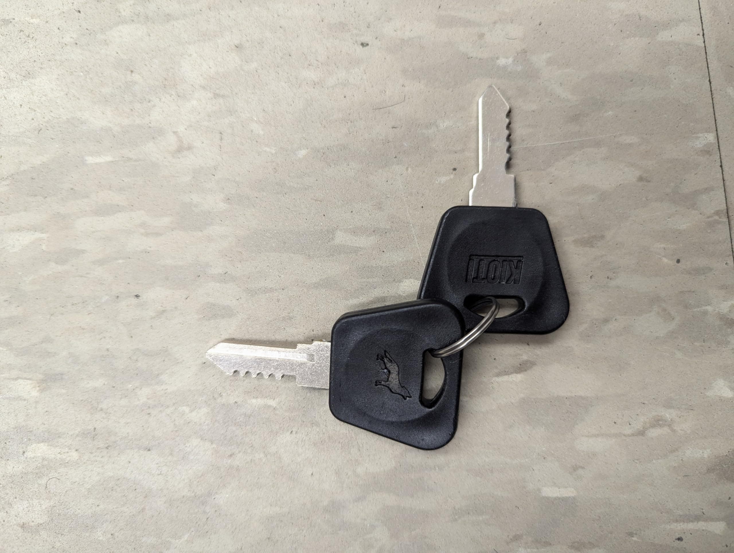 Replacement 2PCS Ignition Keys T2545-41151 Compatible with Kioti Tractor LB1914 LK2554 LK30 LK3054