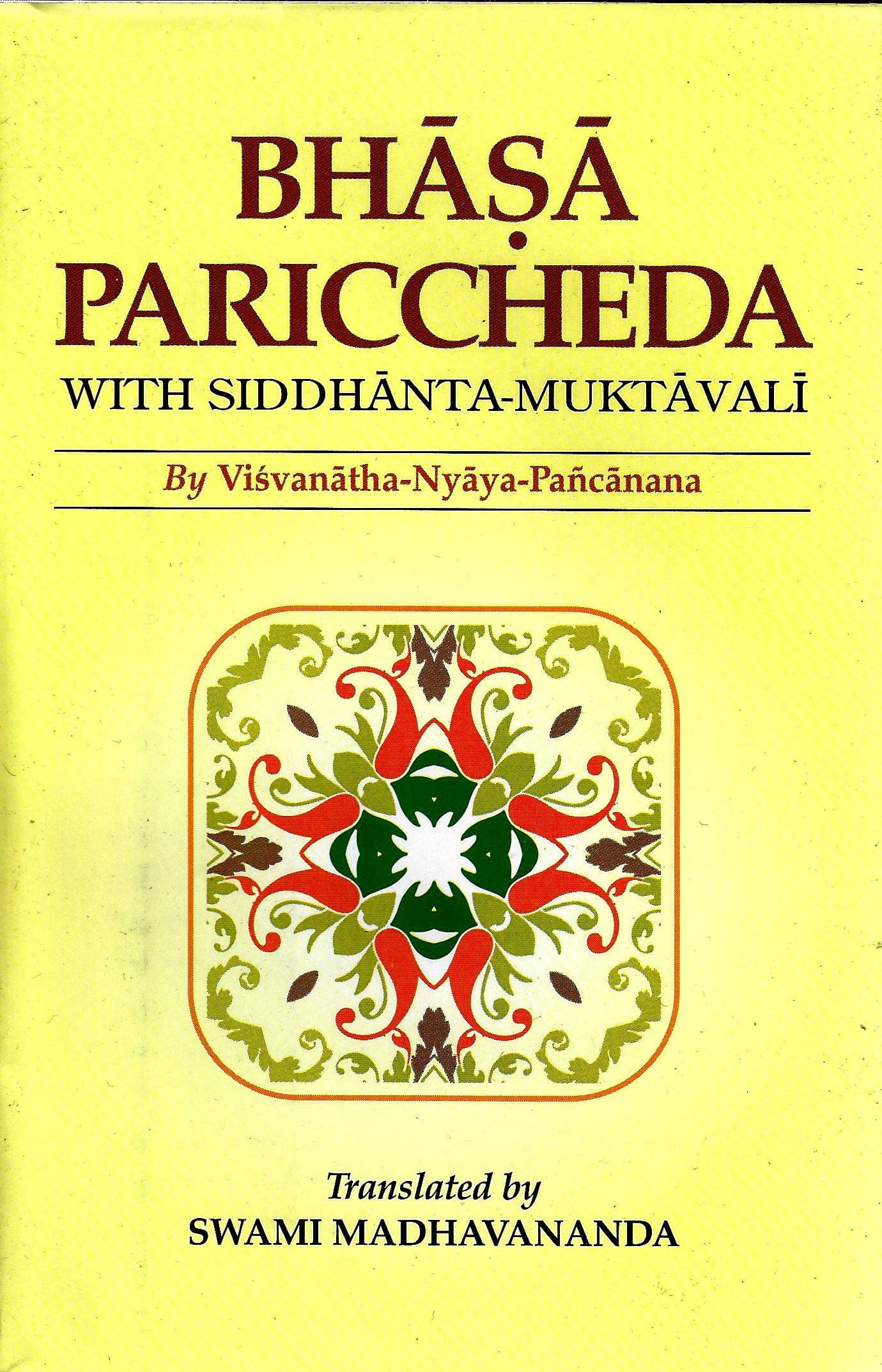 Bhasa Pariccheda - With Siddhanta-Muktavali