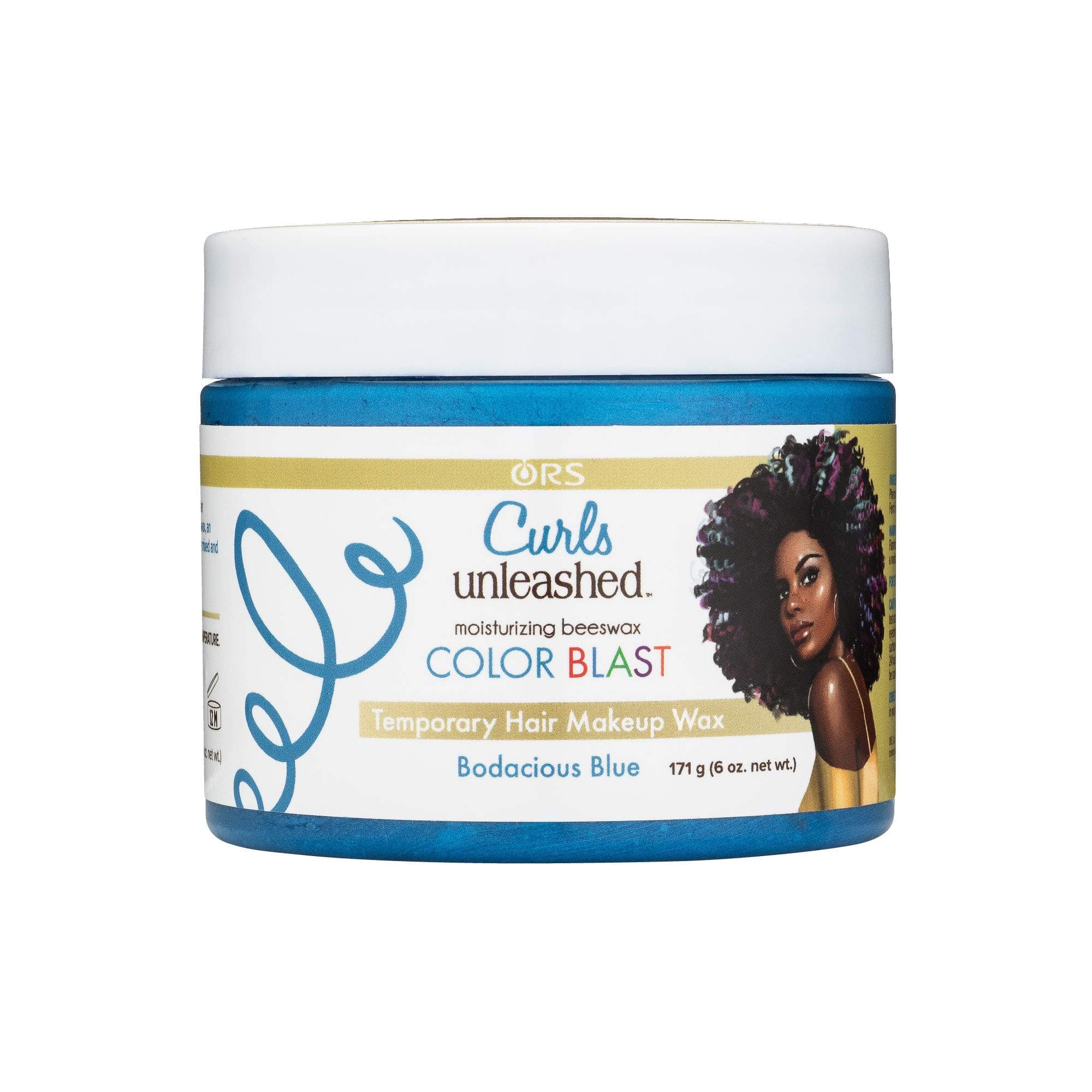 Bodacious Blue - ORS Curls Unleashed Color Blast Temporary Hair Makeup Wax