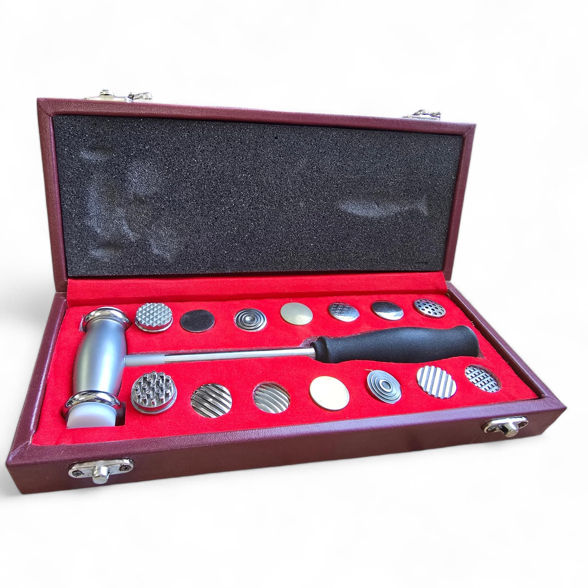 Texturing Hammer 16 Interchangeable Faces Texture Hammer Arts & Craft Jewellery Making Tools Metal Forming Gift Ideas PTL®