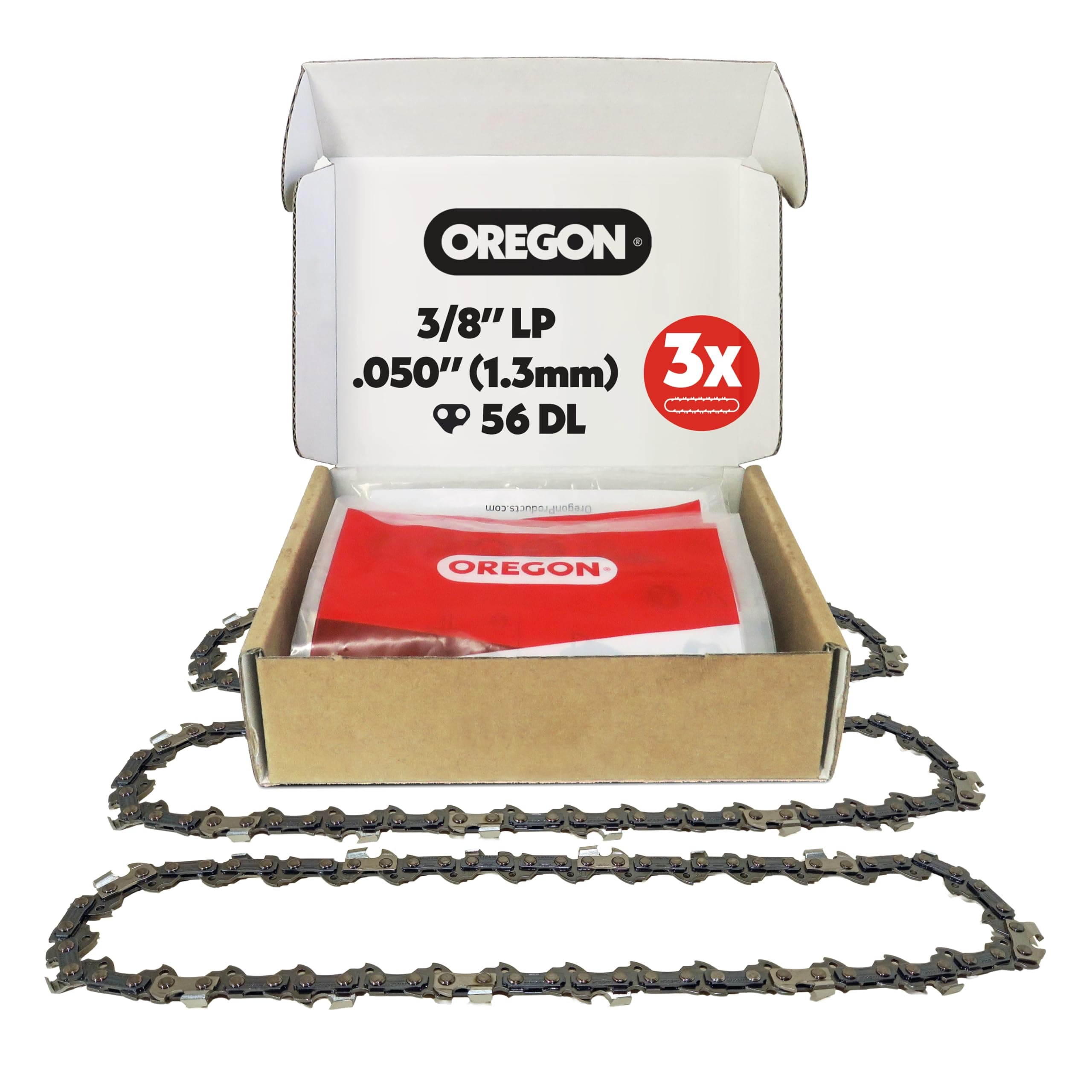 Oregon AdvanceCut Chainsaw Chain for 16-Inch Bar