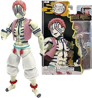 BANDAI Ultimate Legends Akaza Action Figure - 12.5cm Akaza Demon Figure With 27 Points Of Articulation And Accessories - Gift Collectable Demon Slayer Anime And Manga Merch Figures
