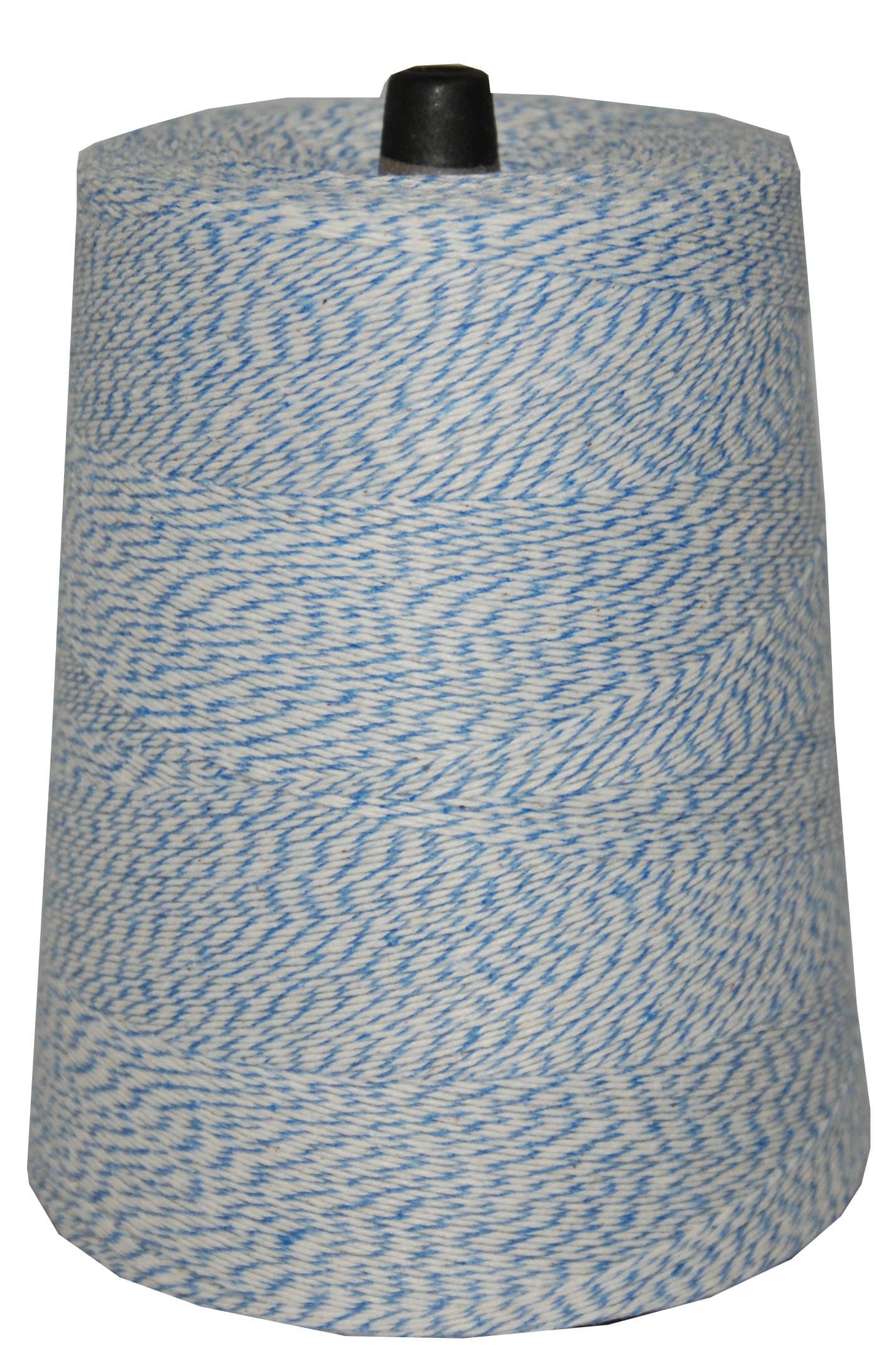 T.W Evans Cordage 07-043 Poly Variegated 2-Pound Cone, 9600-Feet, Blue and White