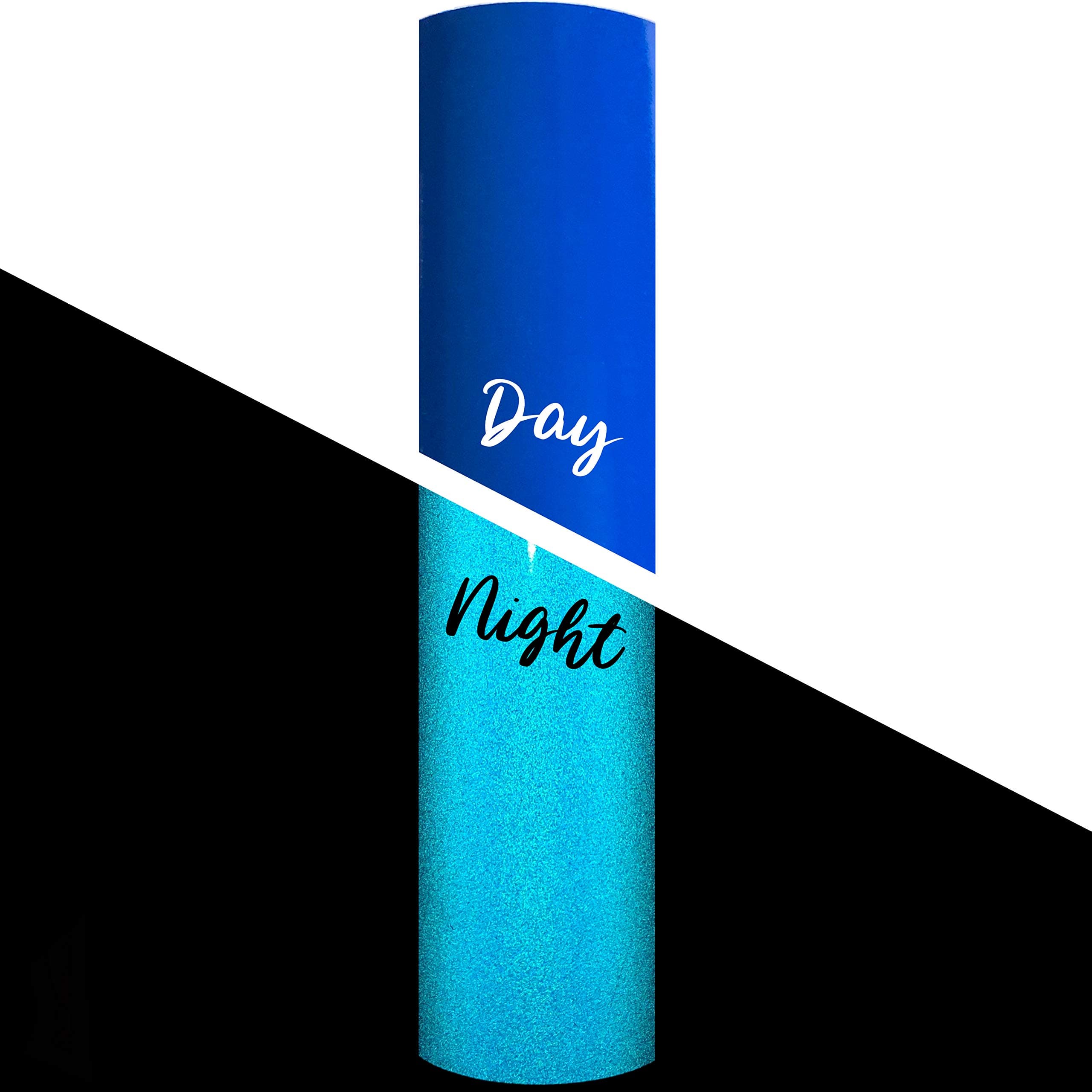 Turner Moore Edition Blue Reflective Vinyl Permanent Adhesive, 12x12 Sheets Reflective Vinyl for Cricut, Cars, Bikes, Decals, Stickers, Signs, Helmets, Mailbox, Numbers, Reflective Tape (3-Pack)