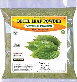 Betel Leaf Powder | Betel Leaf Powder | Vetrilai | Banarasi Paan, 100g | 3.35 Ounce