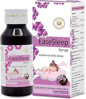 HerbRoot Ayurvedic Baby EaseSleep Syrup|Pack of 2|60ml|improve kids Sleep Support & immune system|syrup for babies|Promote Peaceful Sleep |No side effect