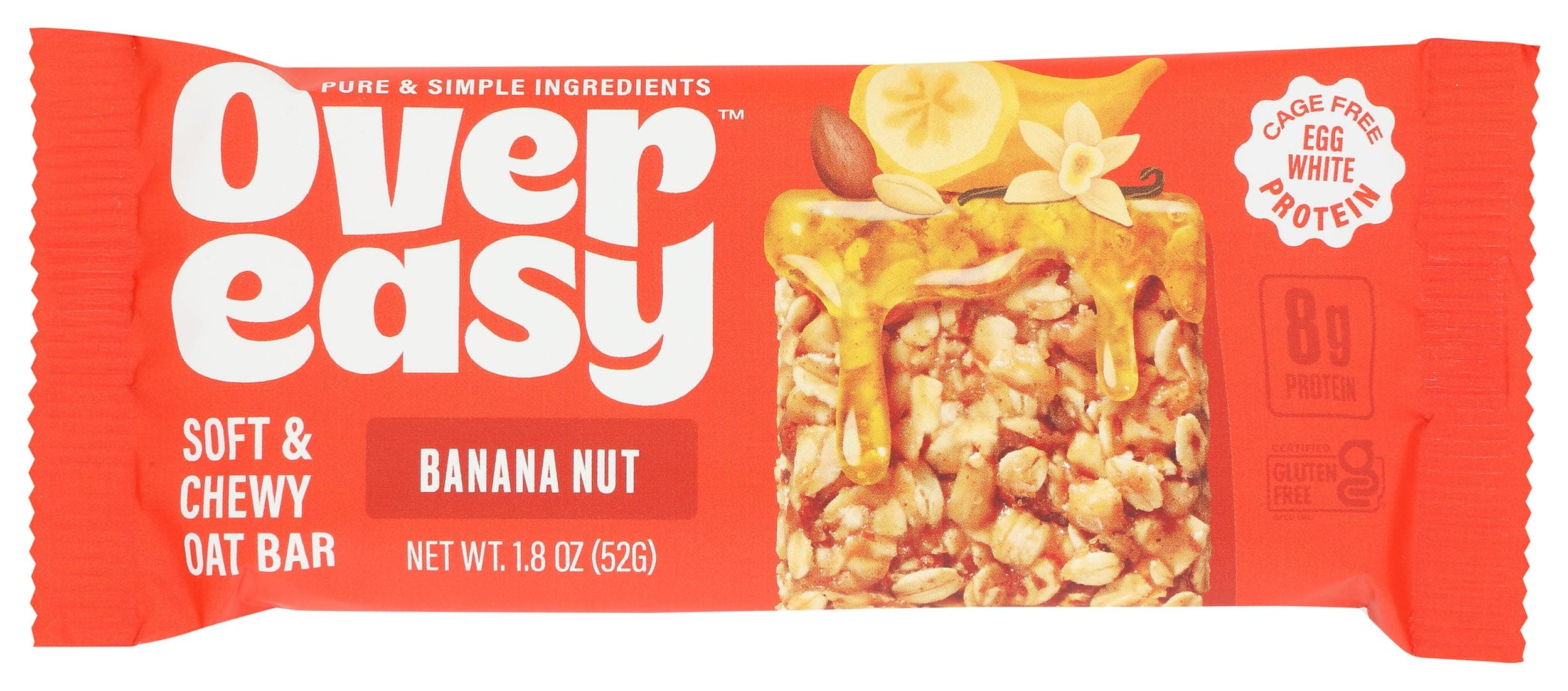 Over Easy Banana Nut Breakfast Bar, 1.8 OZ