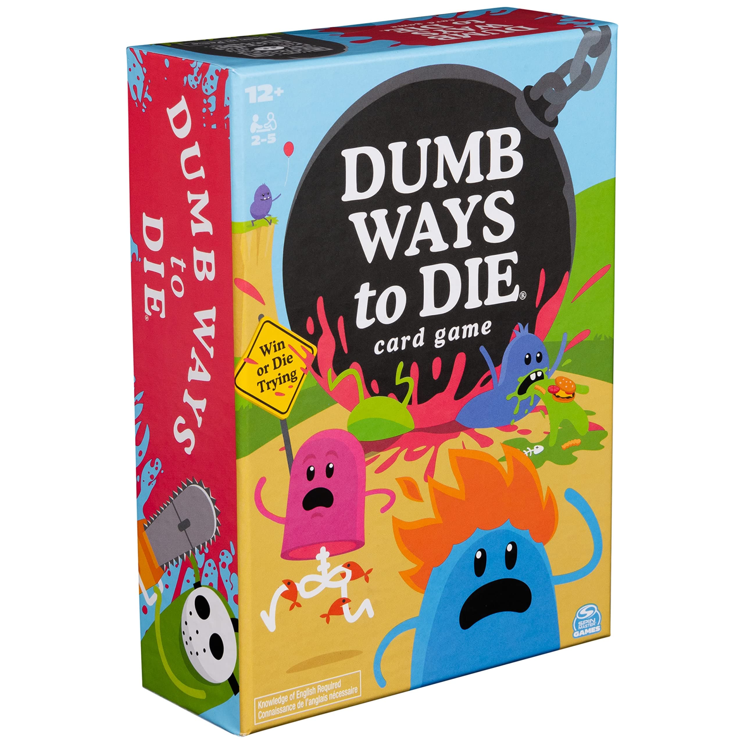 Spin Master Games Dumb Ways to Die Card Game Based on The Viral Video, Card Games for Adults Party Games Adult Games Fun Games, for Families & Kids Ages 12 and up