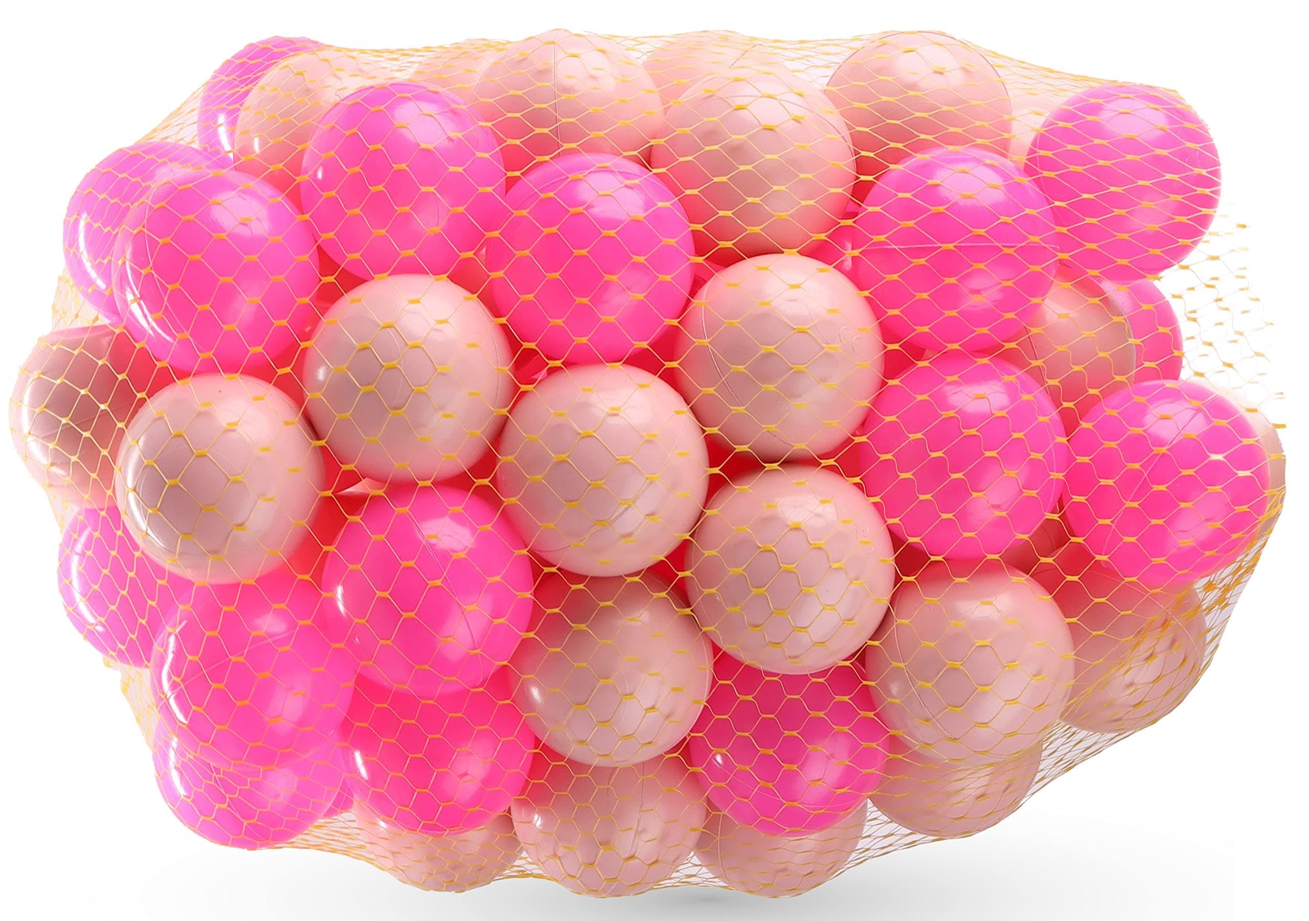 DIVCHI Playballs, Soft Pit Balls for Kids, Small Colourful Plastic Balls, durable, Smooth Surface and No Sharp Edges, Toxic Free, Multi Pack Baby Approved Playball Set