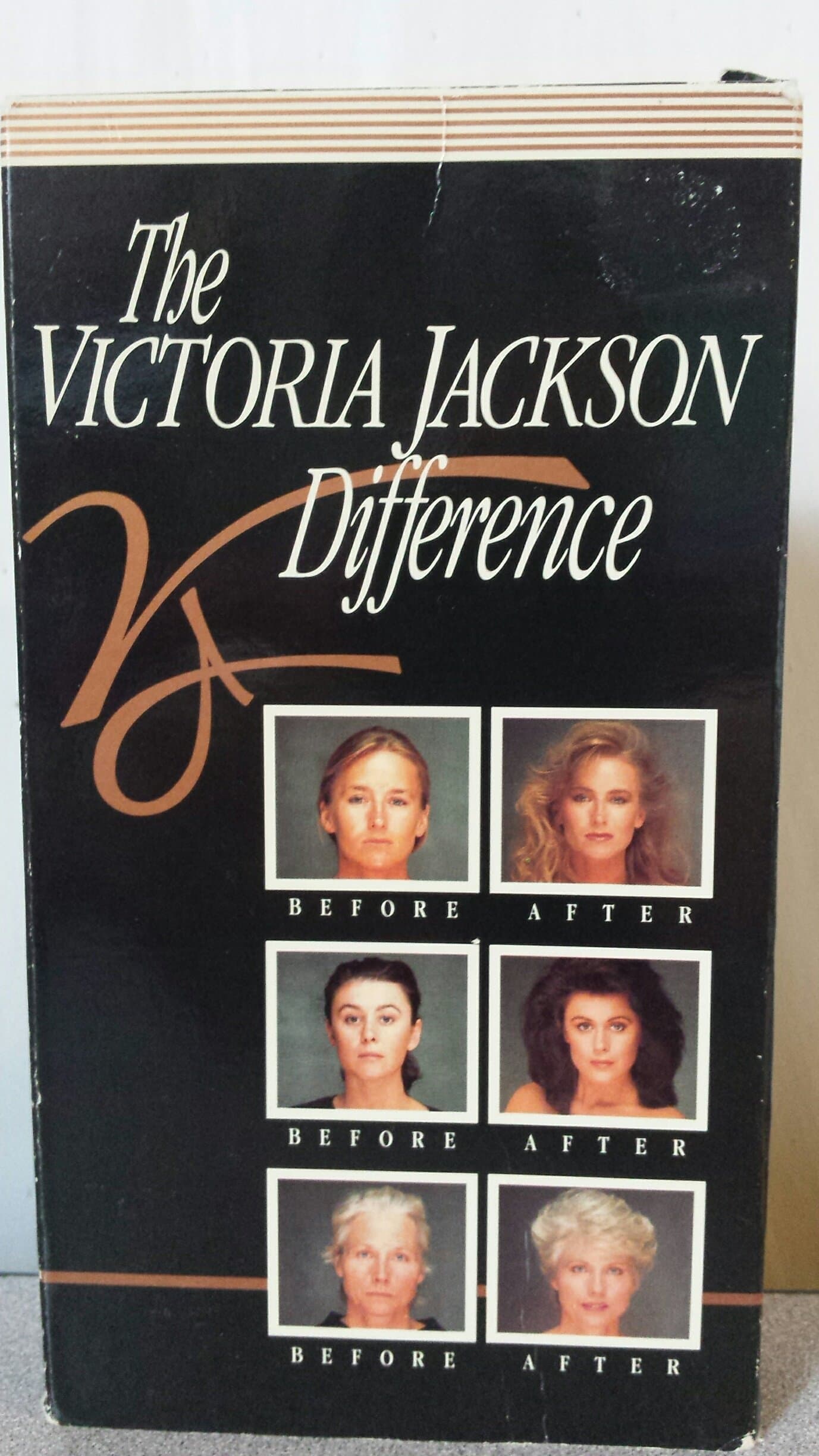 The Victoria Jackson Difference [VHS] Makeup Artist Before After