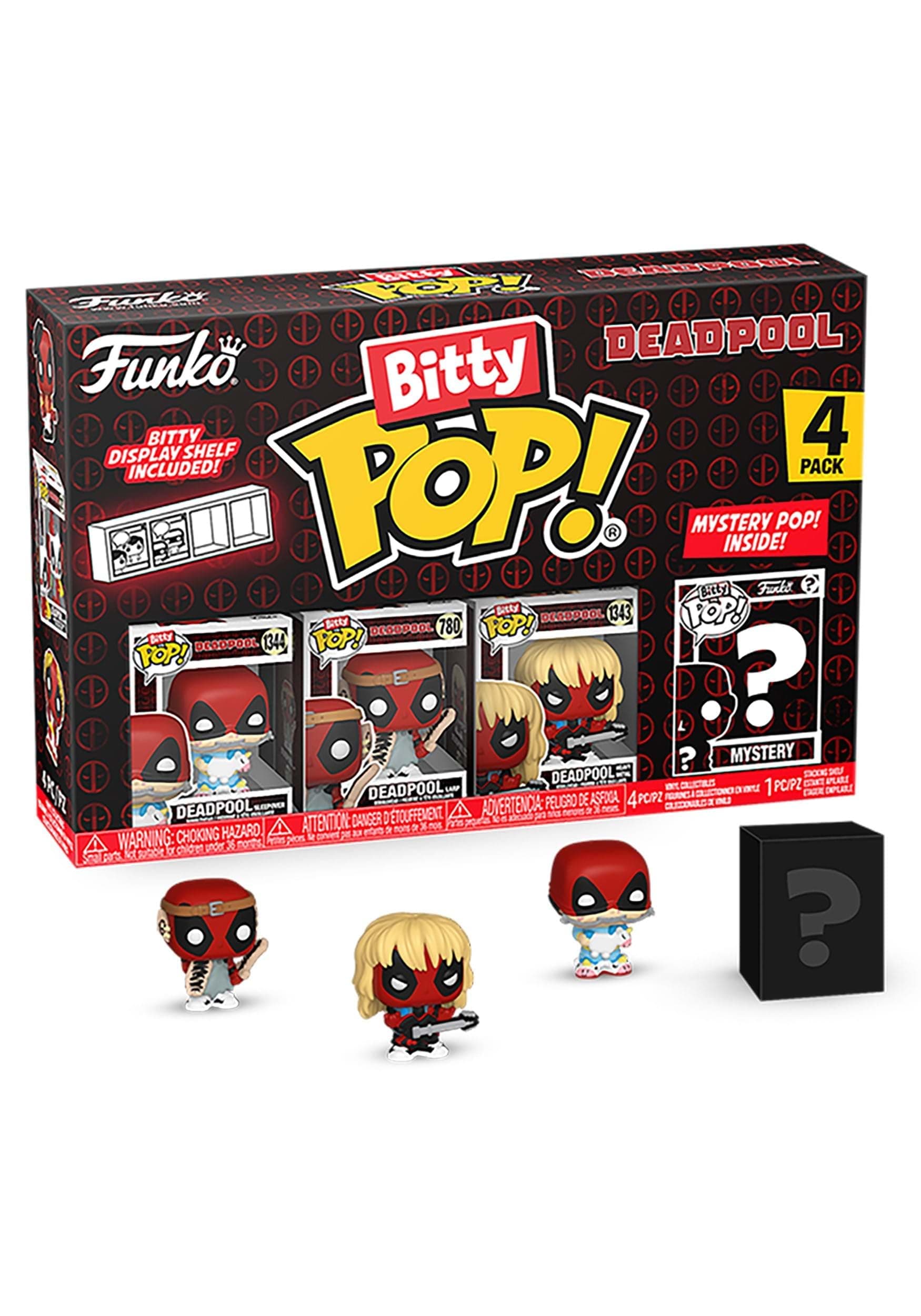 Bitty POP!: Deadpool - Sleepover 4-Pack