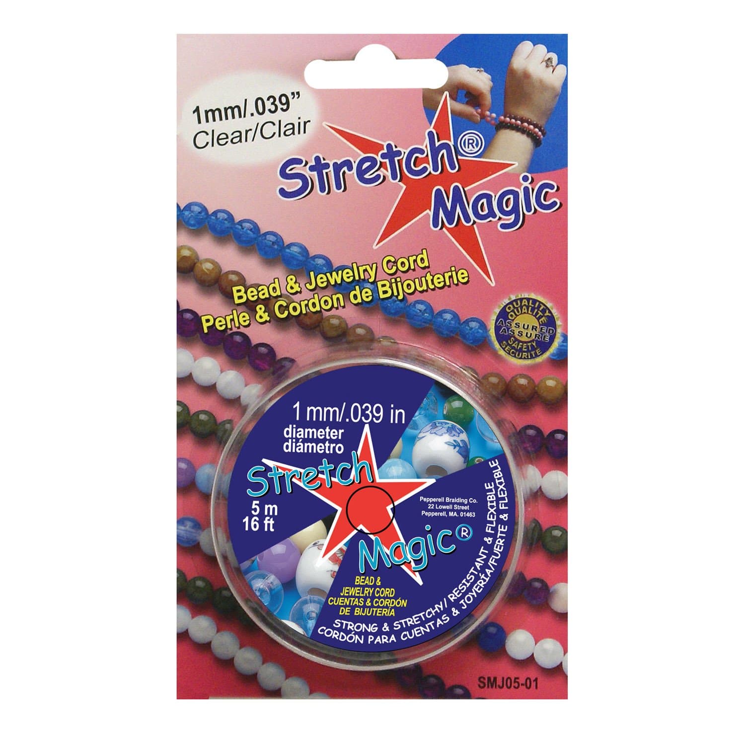 Stretch Magic Spool with Jewellery Cord, Clear