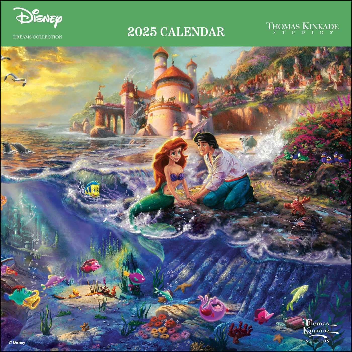 Disney Dreams Collection by Thomas Kinkade Studios: 2025 Mini Wall Calendar Calendar – Mini Calendar, 18 June 2024