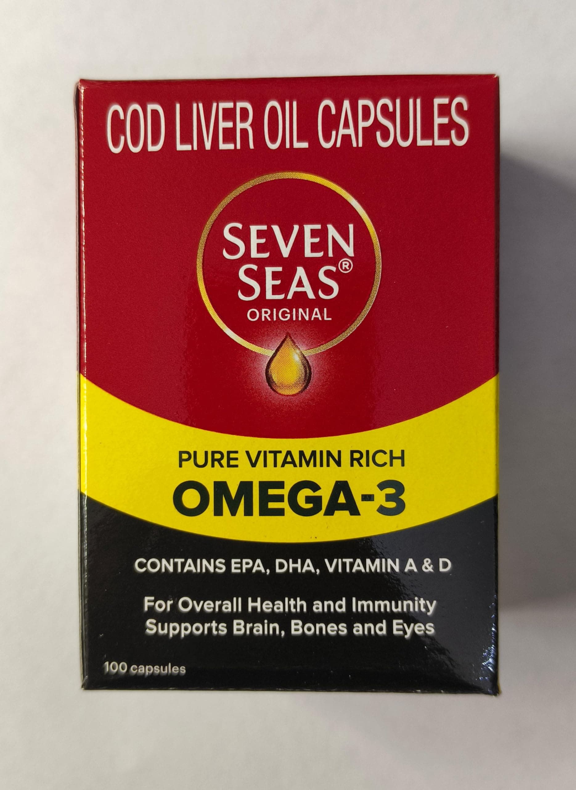 Seven Seas Cod liver fish oil 100 Capsule