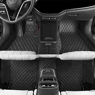 Custom car Floor mat is Compatible for Mercedes-Benz，to All Models for Benz (2000-2025) C260/C200/S500/ A260/ B200，Luxurious ‌All-Weather car Floor MATS. (Black/$)