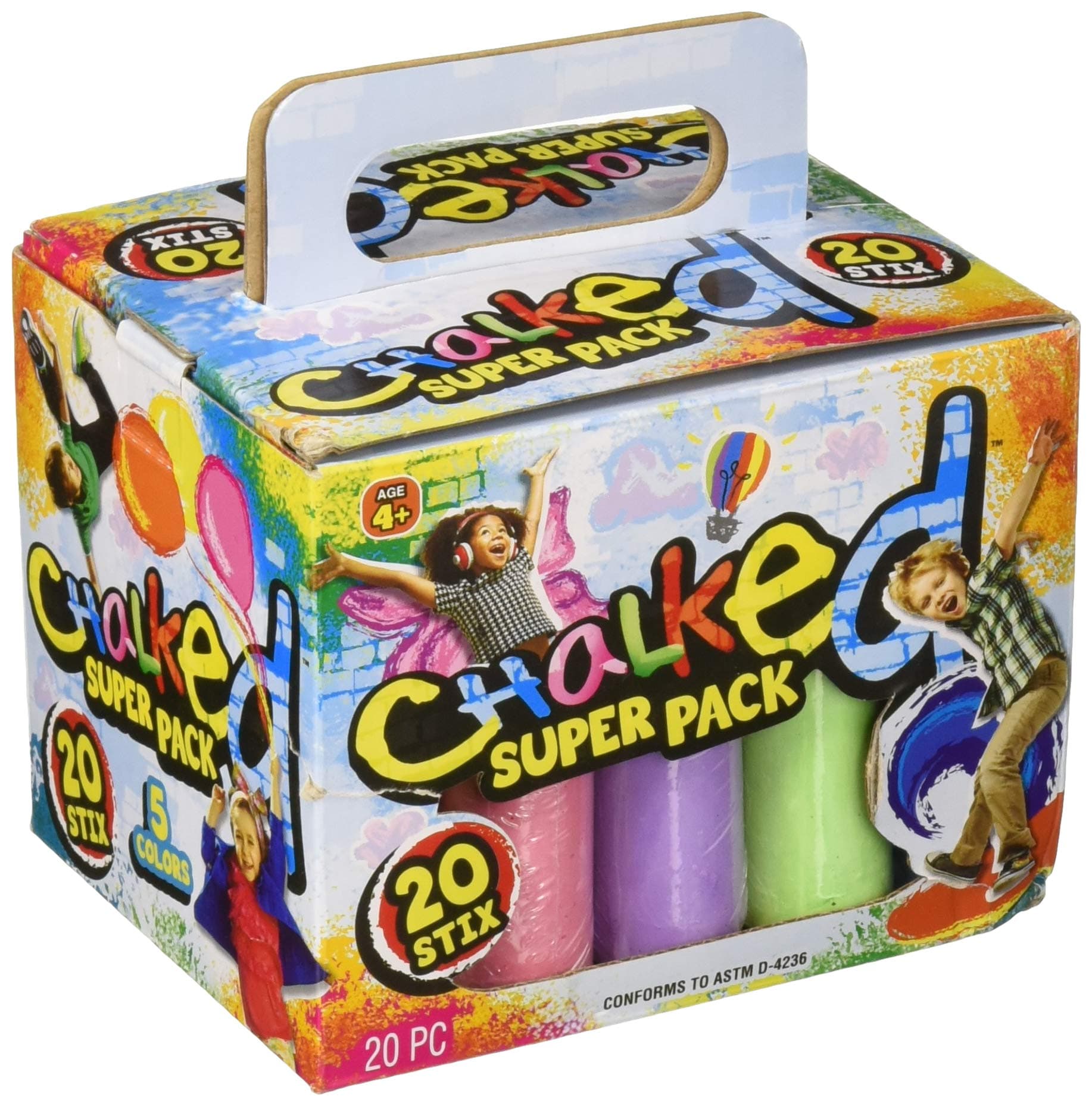 JA-RUSidewalk Chalk Pieces Jumbo
