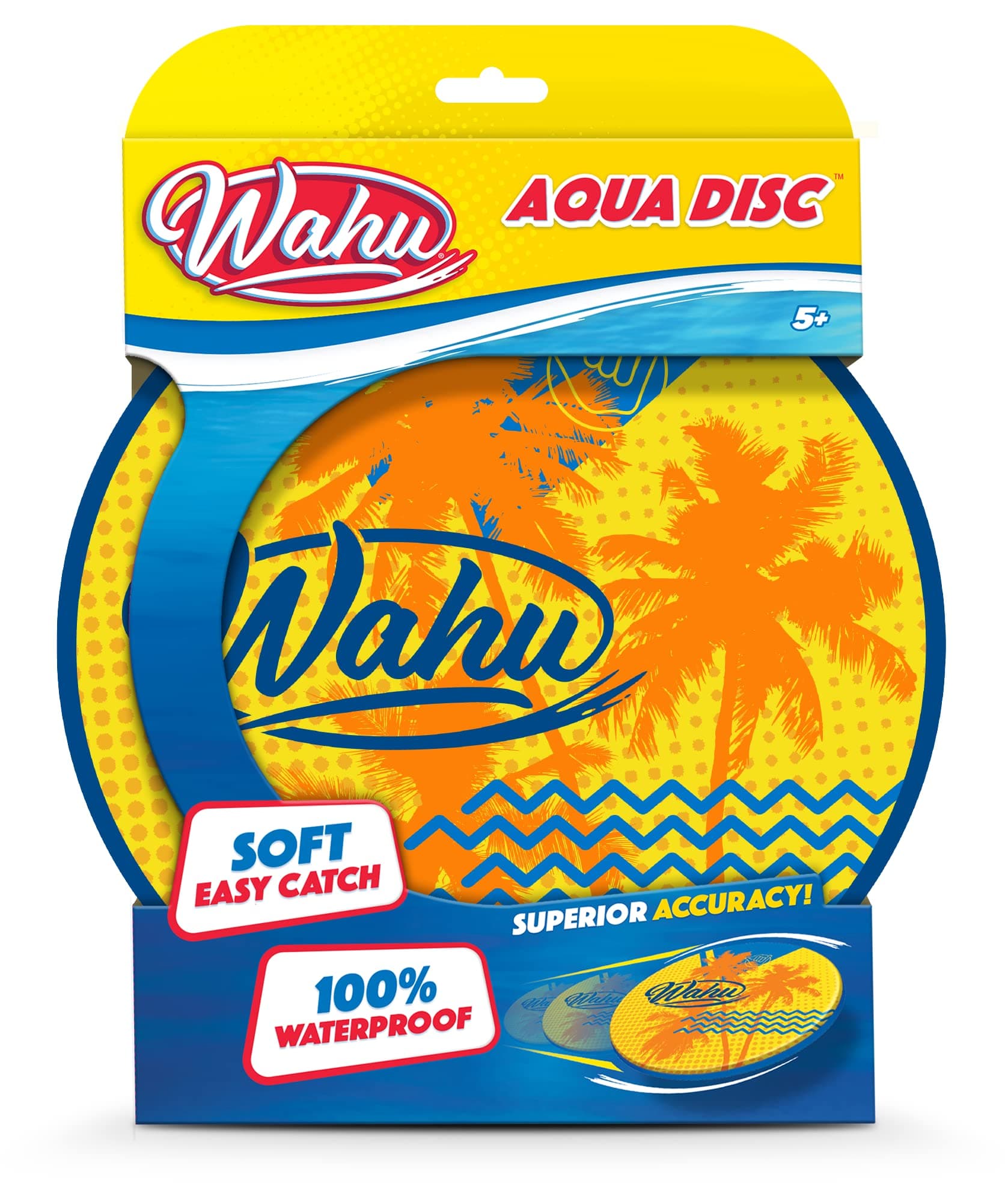 WAHU Aqua Disc Palm Tree - 100% Waterproof Disc - Soft Easy Catch with Superior Accuracy