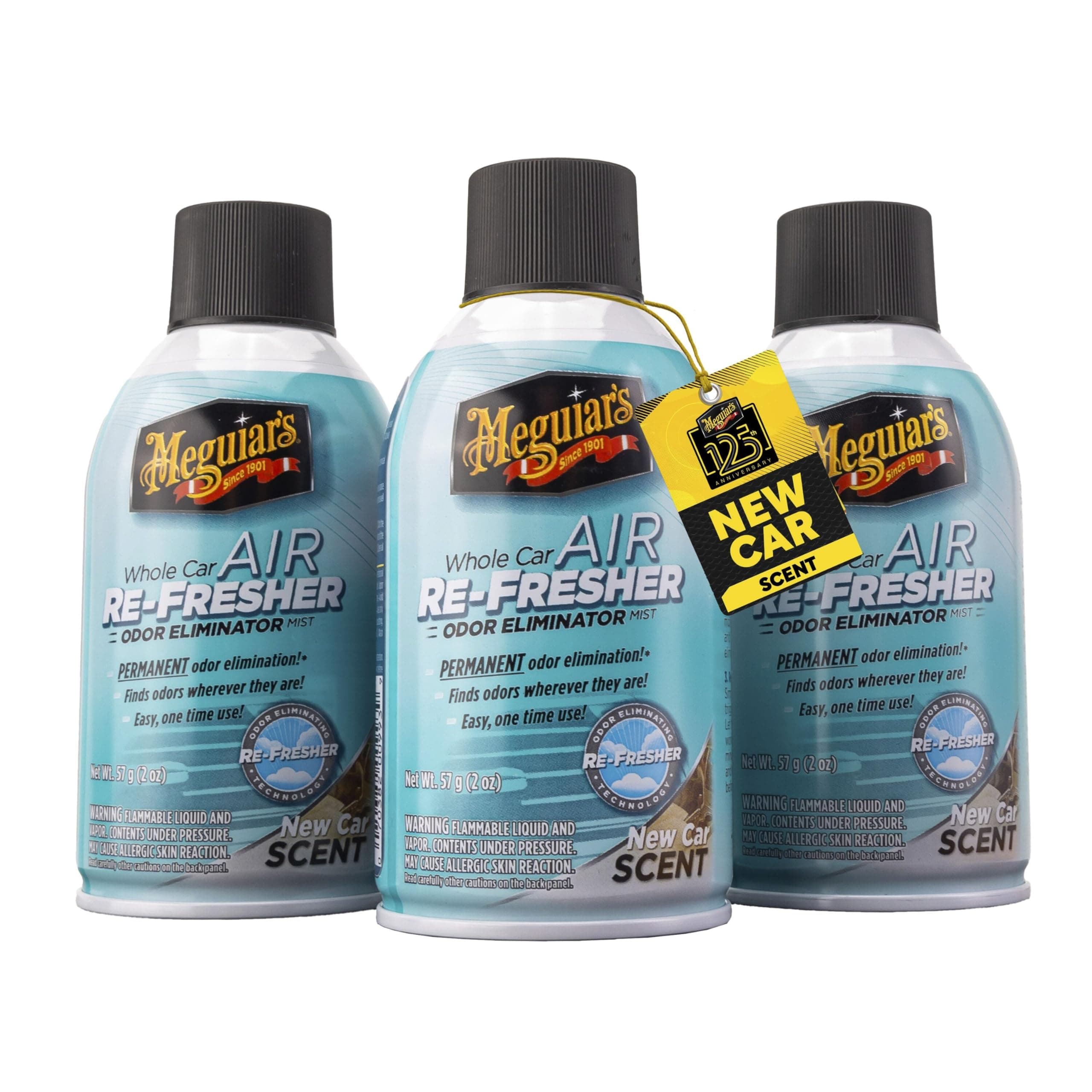 Meguiar's New Car Air Refresher 3 Pack, KIT, 4/CV
