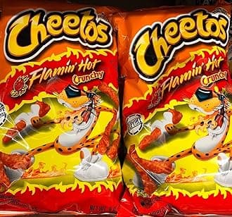 8.5oz Cheetos Flamin Hot Crunchy, Pack of 2