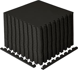 BIGGAMATS Gym Flooring Mat, EVA Foam Exercise Mats, Interlocking Non-Slip Sport Mats, Home Workout, Kids Playmat, Pet Mats and Protective Swimming Pool, Hot Tub Outdoor Underlay Matting 50cm x 6