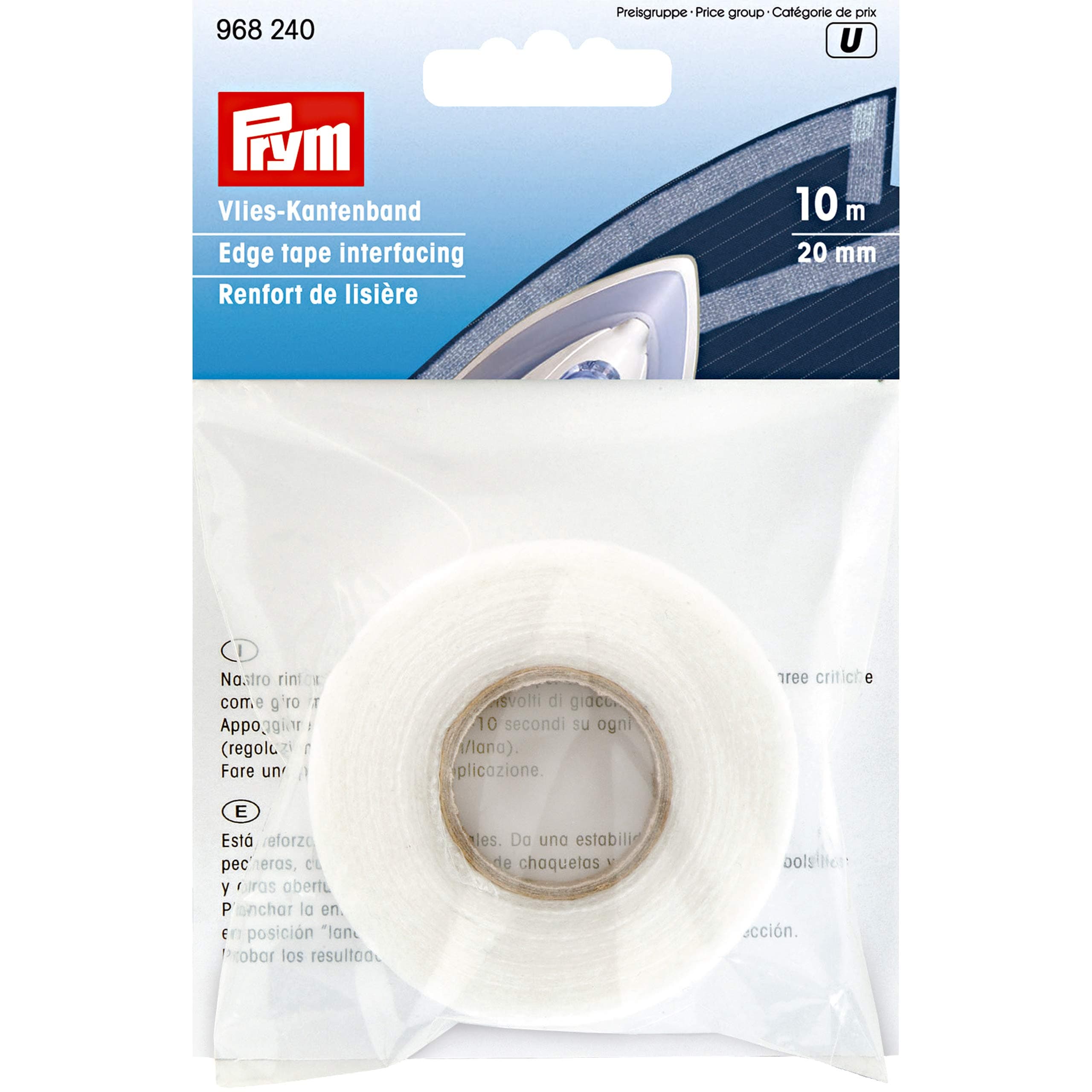 Prym Edge Tape interfacing 20 mm White