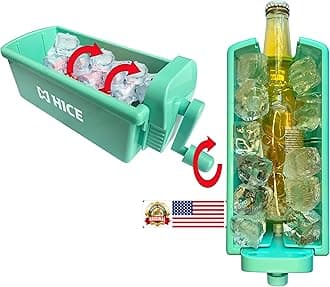 HICE Drink Chiller Rapid Beverage Cooler - Hyper Spin Instant Can & Bottle Cooler, No Batteries, Frost Cooling for Soda, Beer & Water, Mini Universal Drink Cool, Fast & Coldest Freeze (Mint Green)