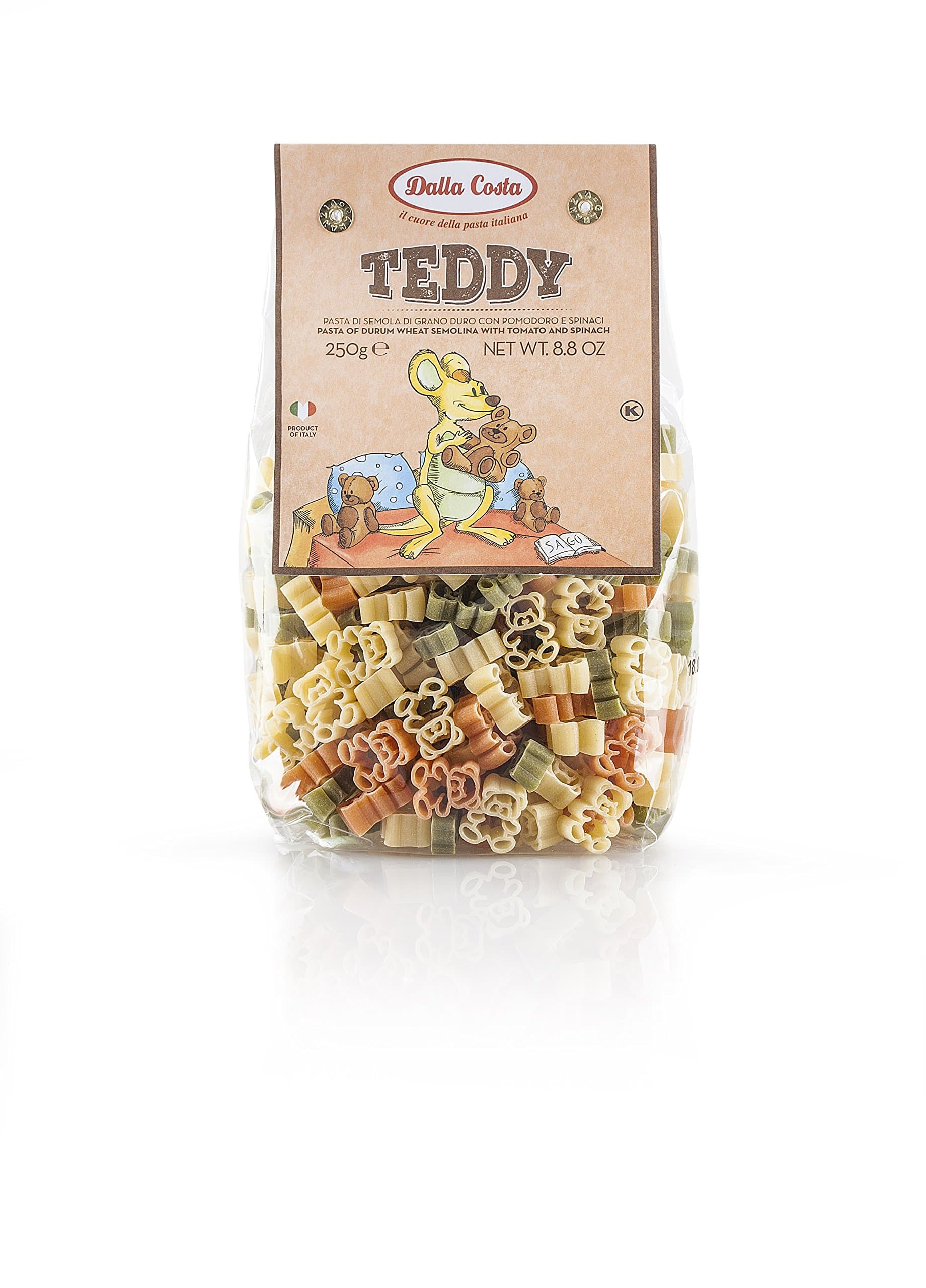 Dalla Costa Teddy Bear Shapes Pasta 250g