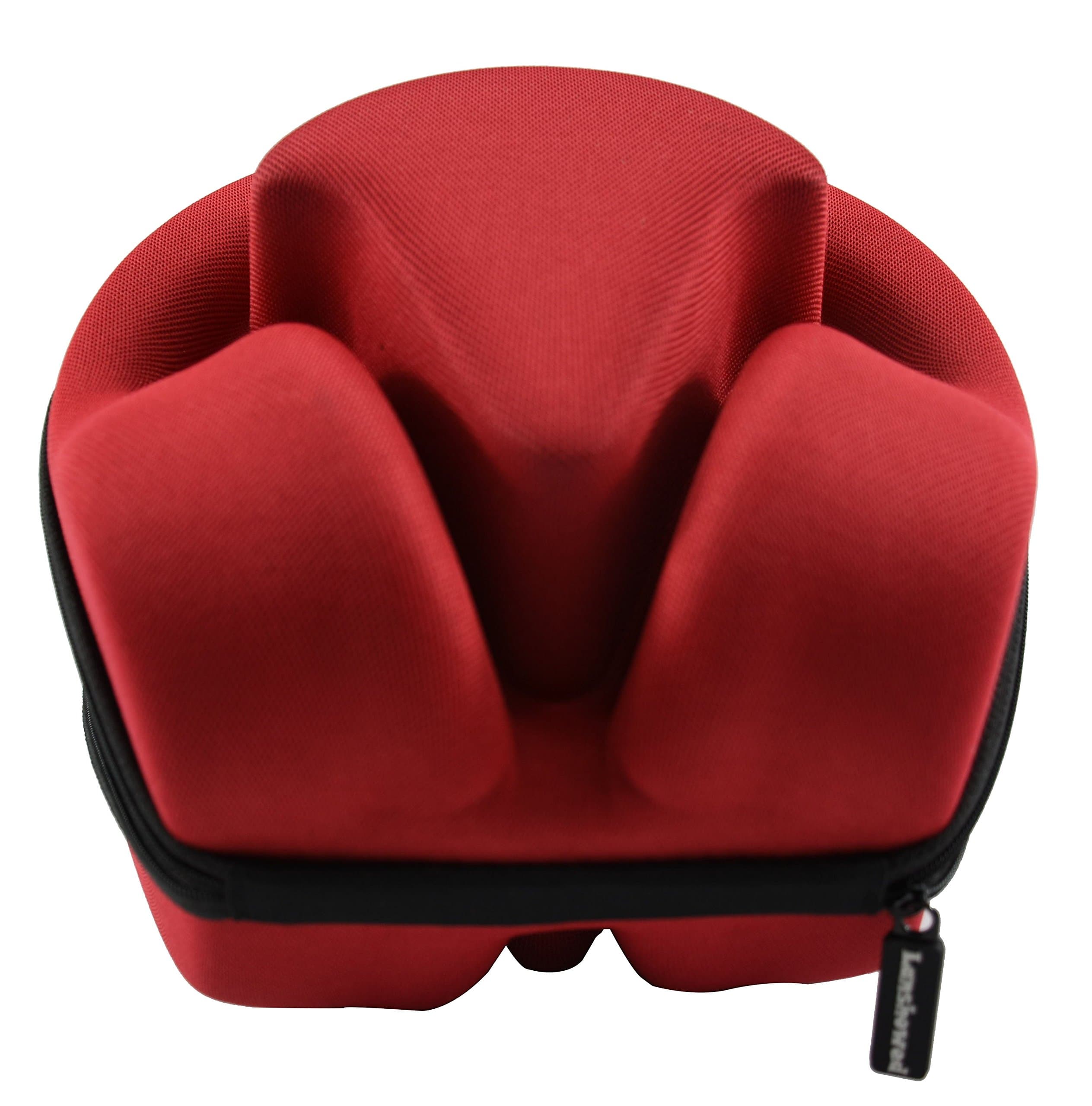 for Monster Beats Pro EVA Protecting Hard Shell Headphone Headset Carrying Storage Case Red Color by Lanshowed