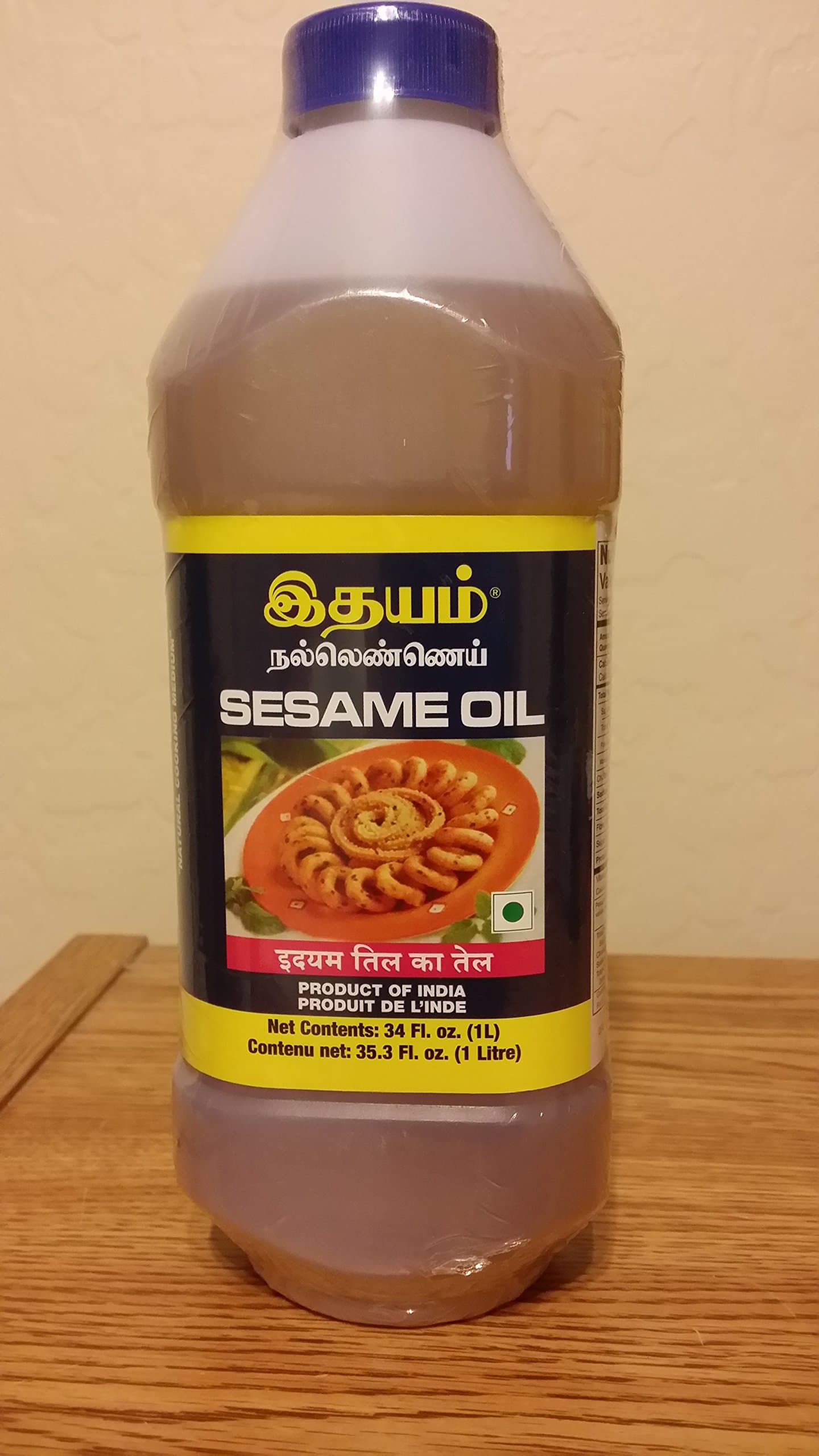 Idhayam Gingelly/Sesame Oil 1 Litre