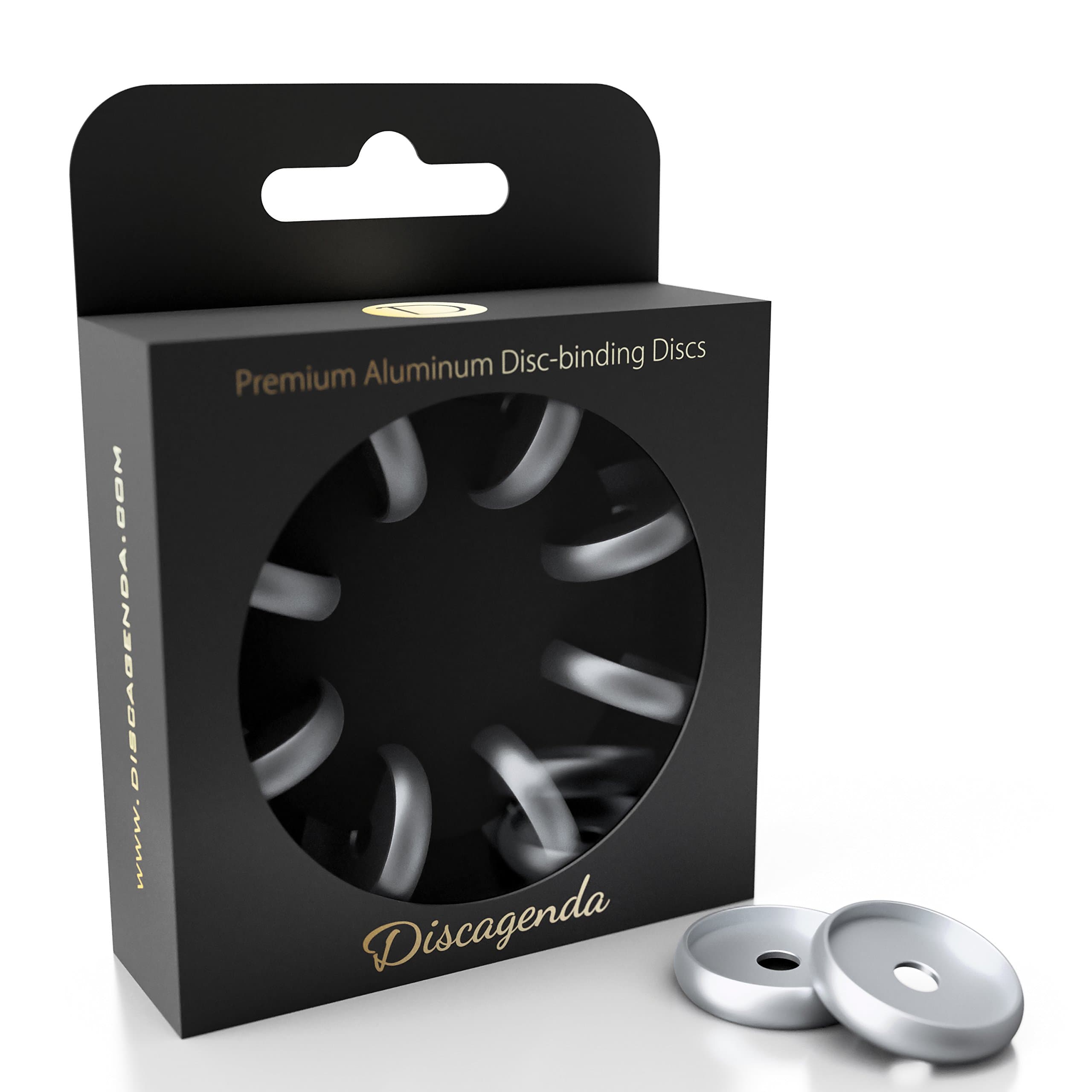 Discagenda Discbound Discs (Silver, 8 Piece 0.94in)