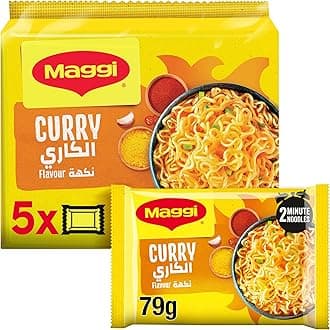 Maggi 2 Minutes Curry Noodles 79g (Pack of 5)