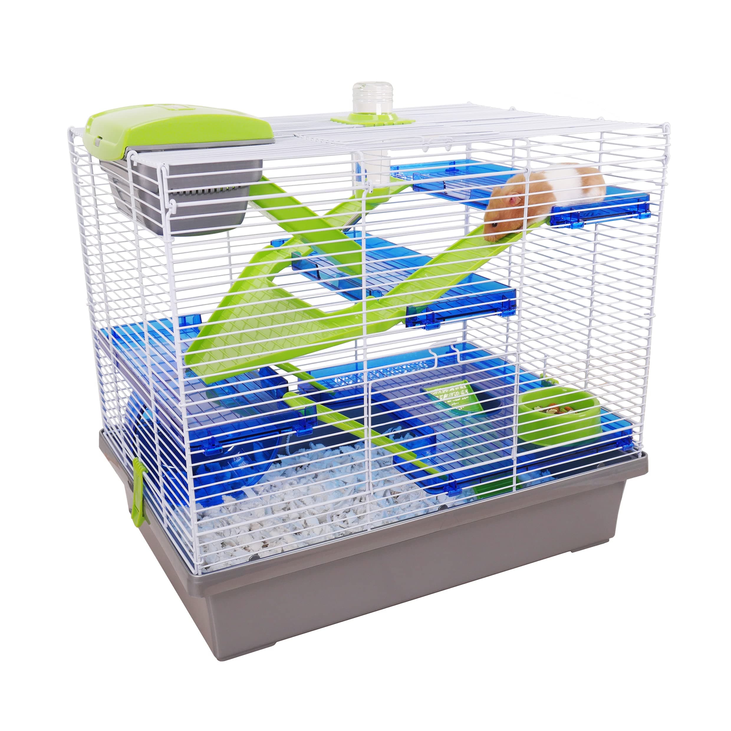 Pico Hamster Cage, Extra Large, Silver