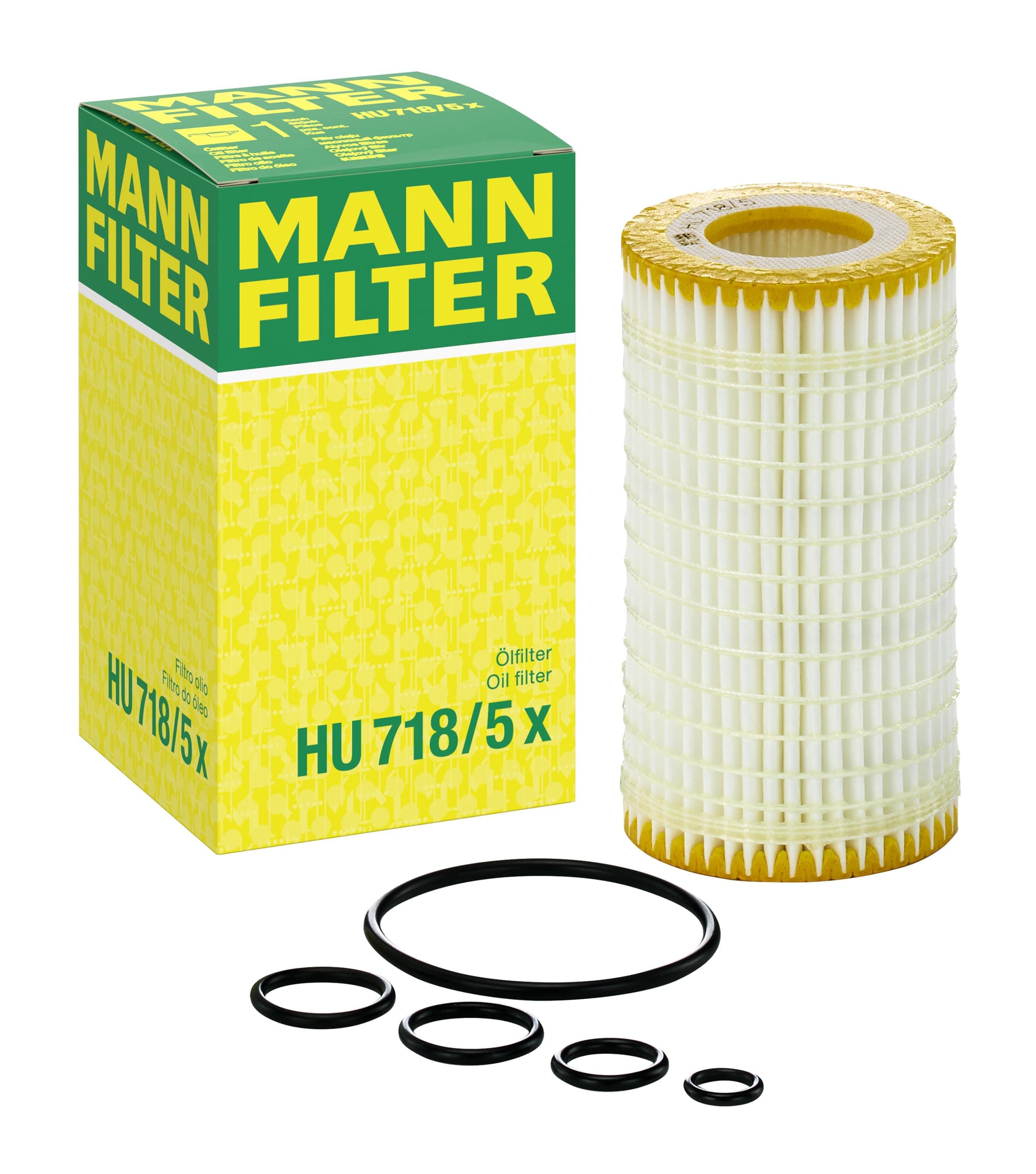 MANN-FILTER HU 718/5 x Oil Filter for Car