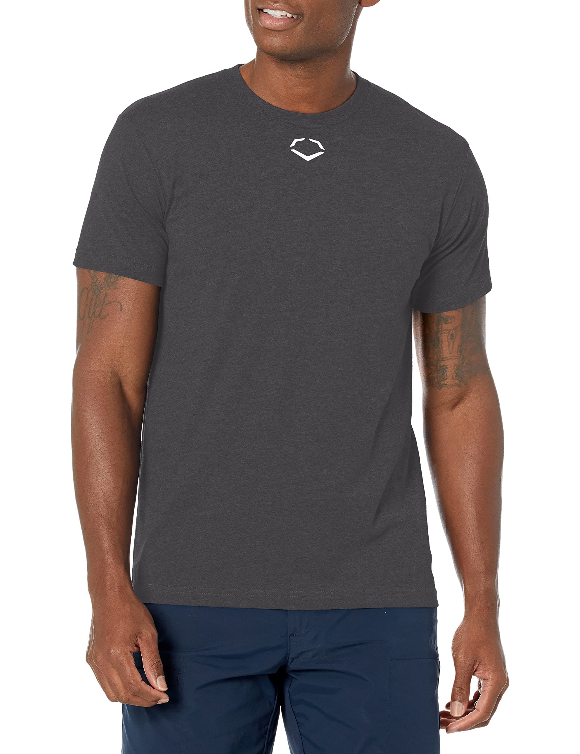 Adult Short Sleeve Tee, Black - Large