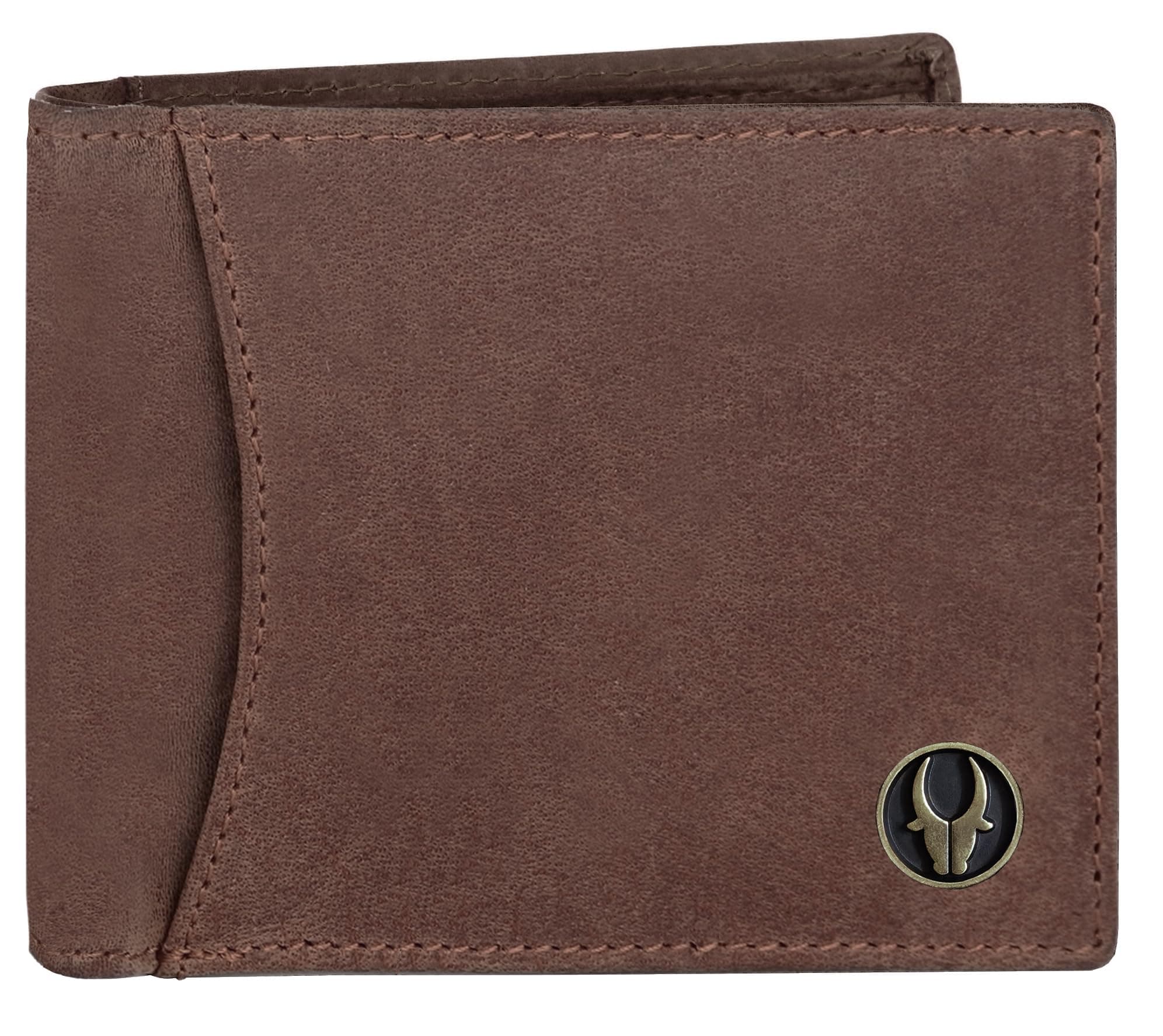 WildHornRfid Protected Leather Wallet For Men, Tan